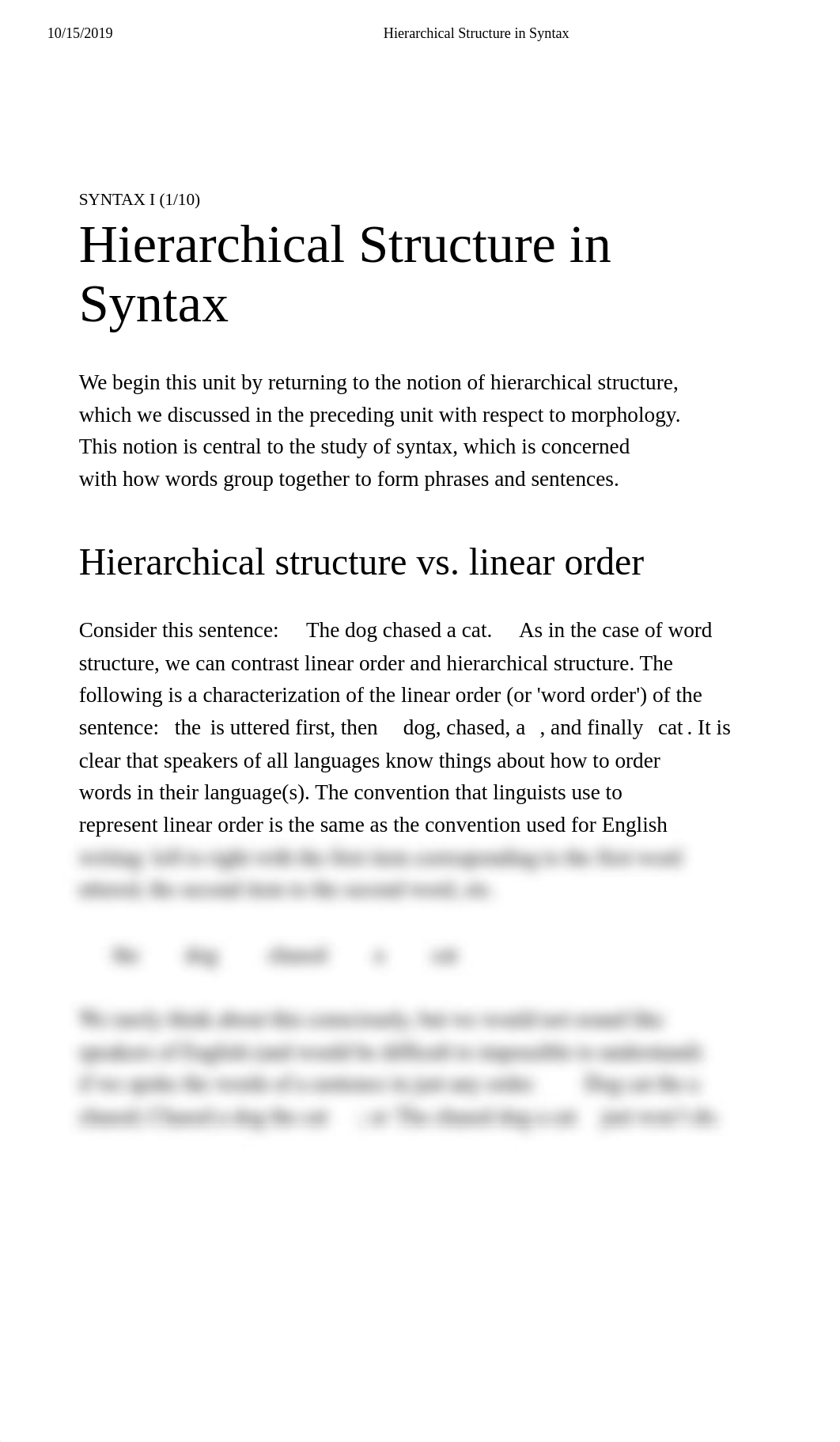 LIN 185 Unit 7 Pg. 1 Hierarchical Structure in Syntax.pdf_dz2grvya4cm_page1