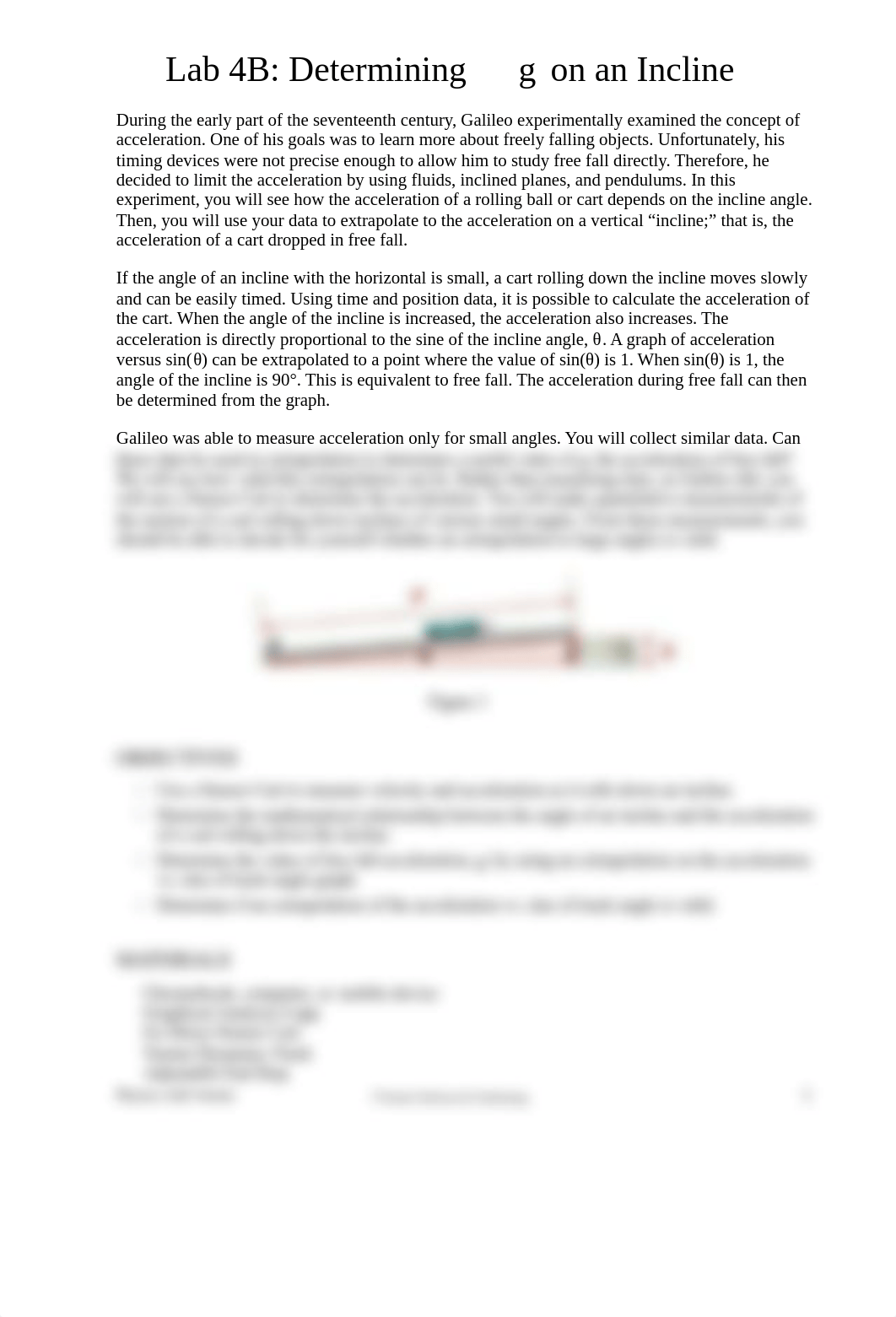 Lab 4b Determining g on an Incline.docx_dz30csy1cwv_page1