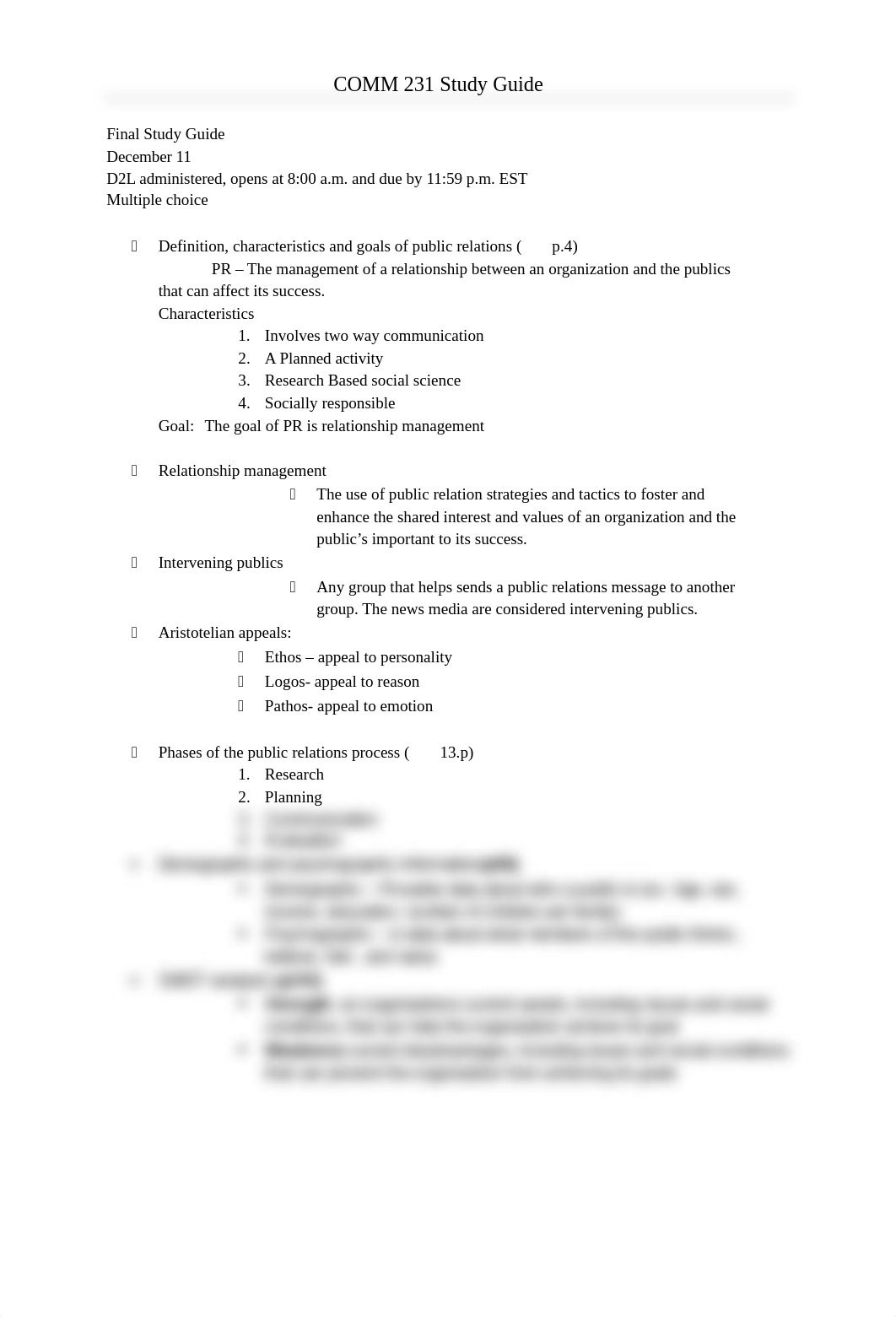 COMM 231 Final Study Guide_dz33g3729zs_page1