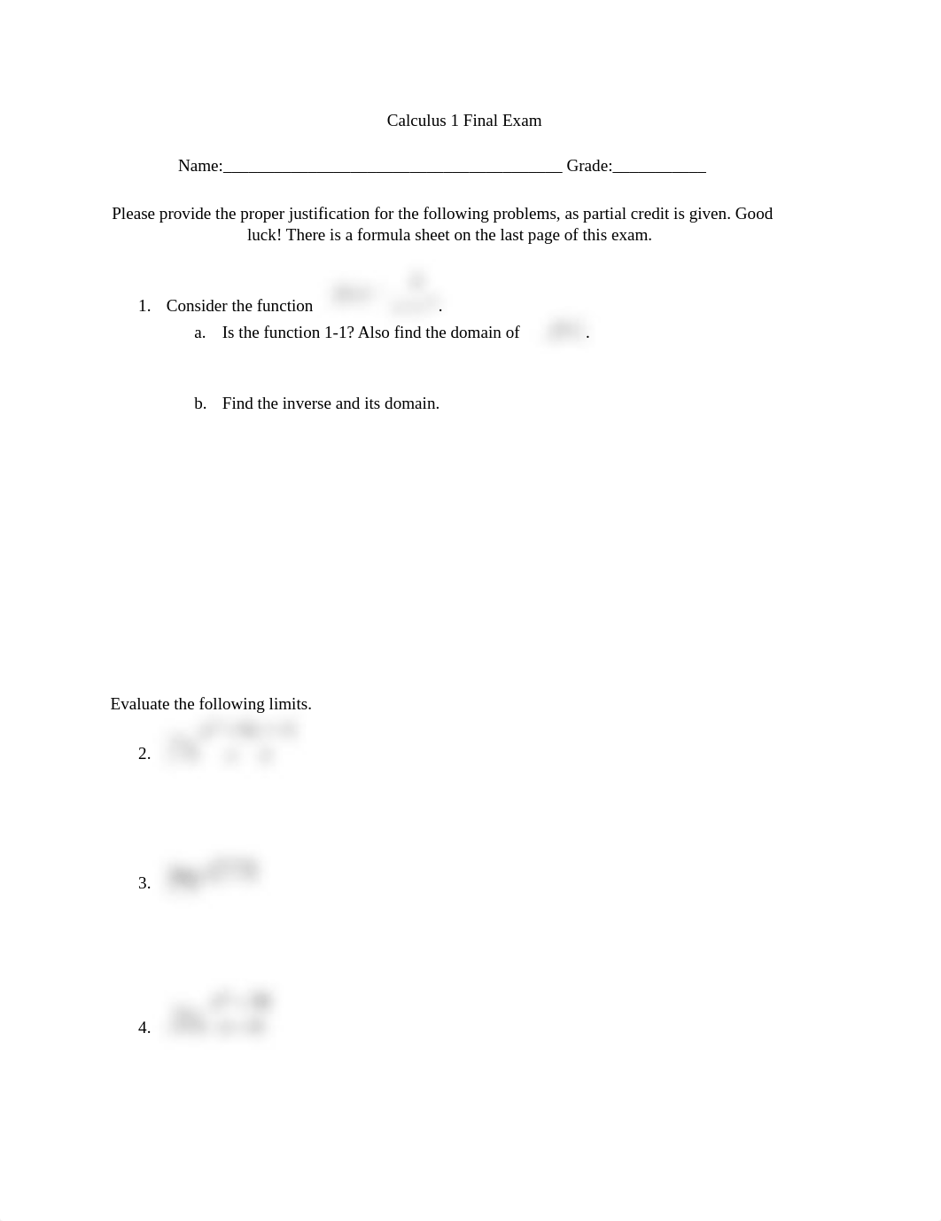 Calculus 1 Final Exam.pdf_dz397bwstu4_page1