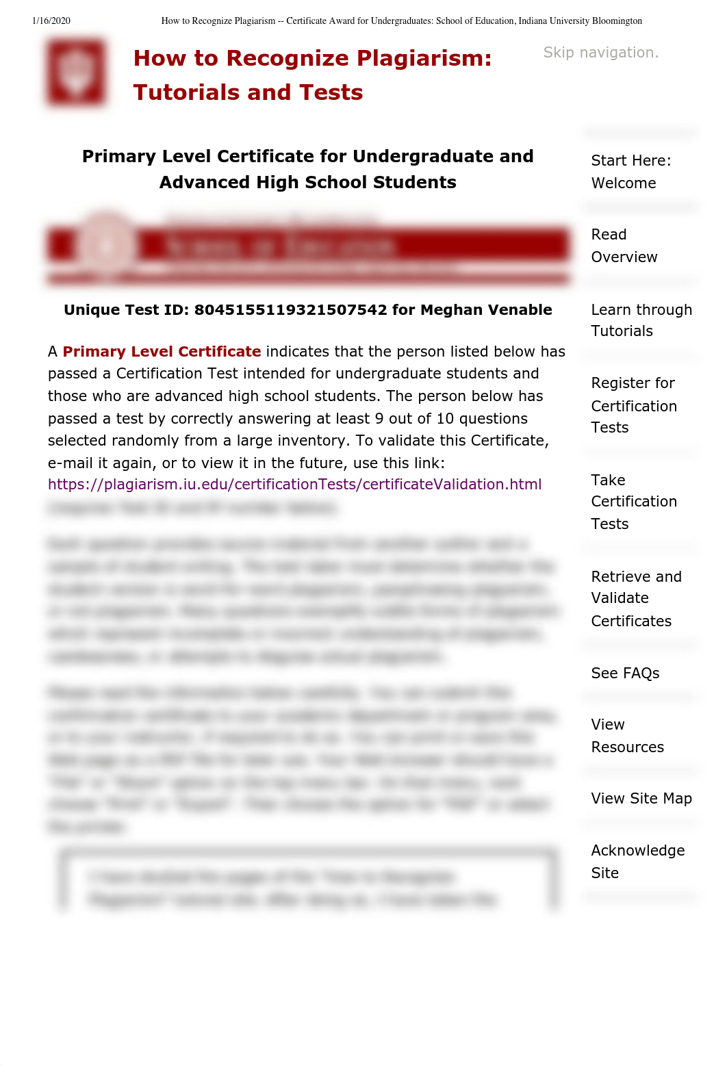 How to Recognize Plagiarism -- Certificate Award for Undergraduates_ School of Education, Indiana Un_dz39rkk8hcr_page1