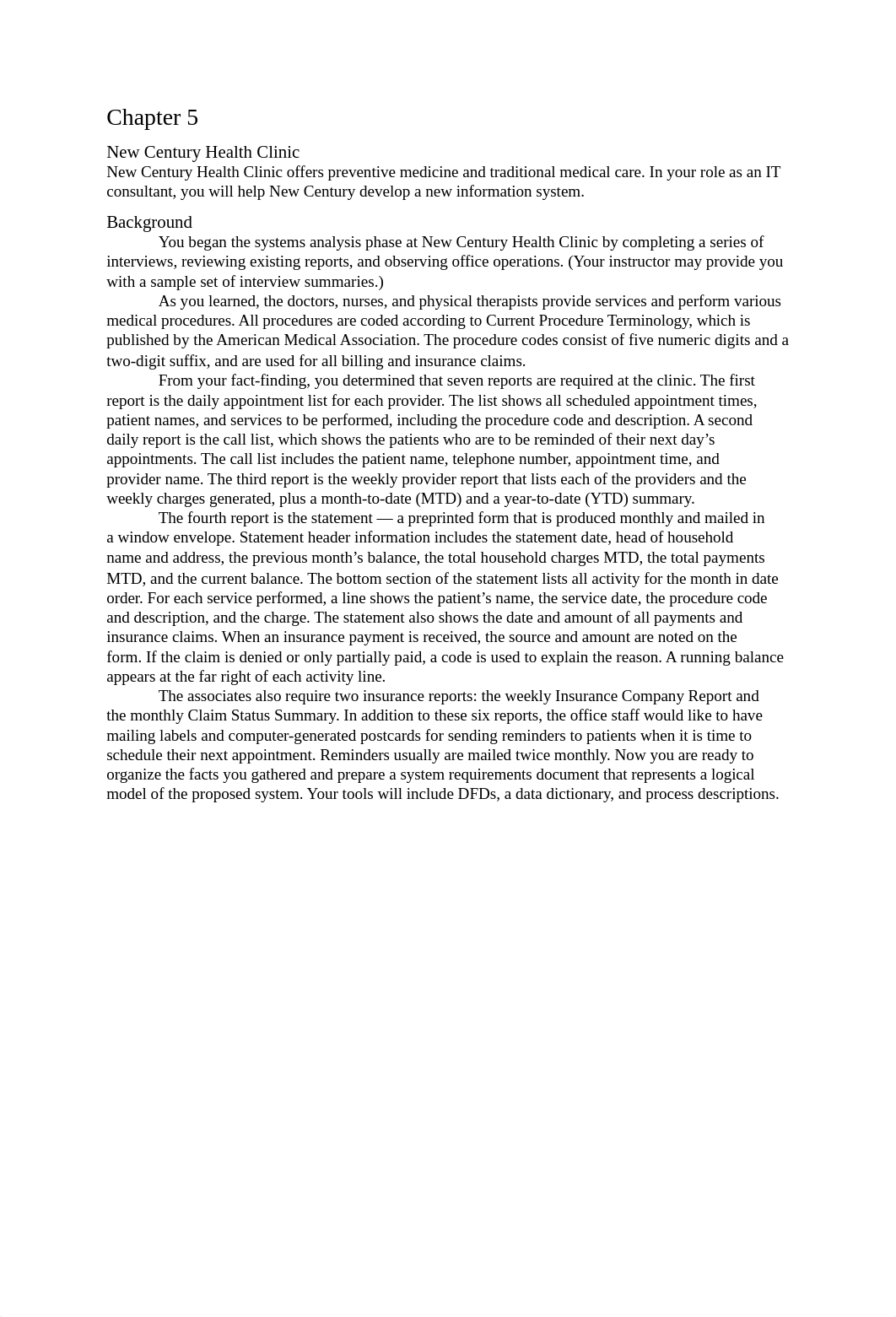 Chapter 5 New Century Health Clinic Case Instructions.docx_dz3gwwtjnov_page1