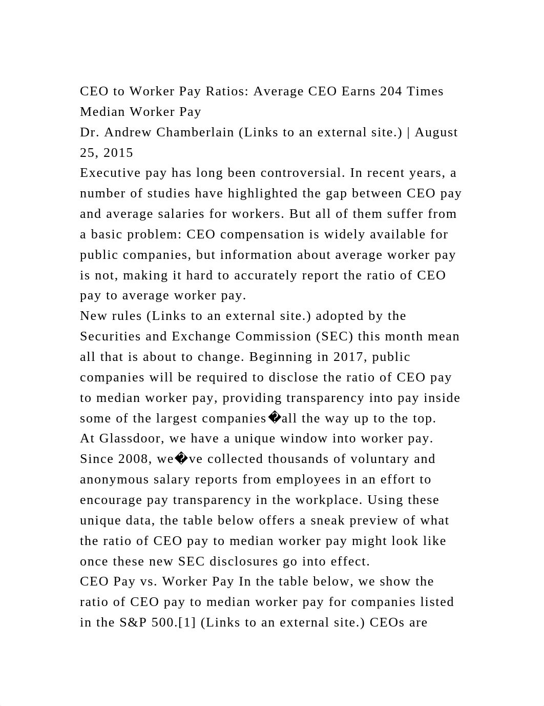 CEO to Worker Pay Ratios Average CEO Earns 204 Times Median Worker .docx_dz3pv5q7e6q_page2