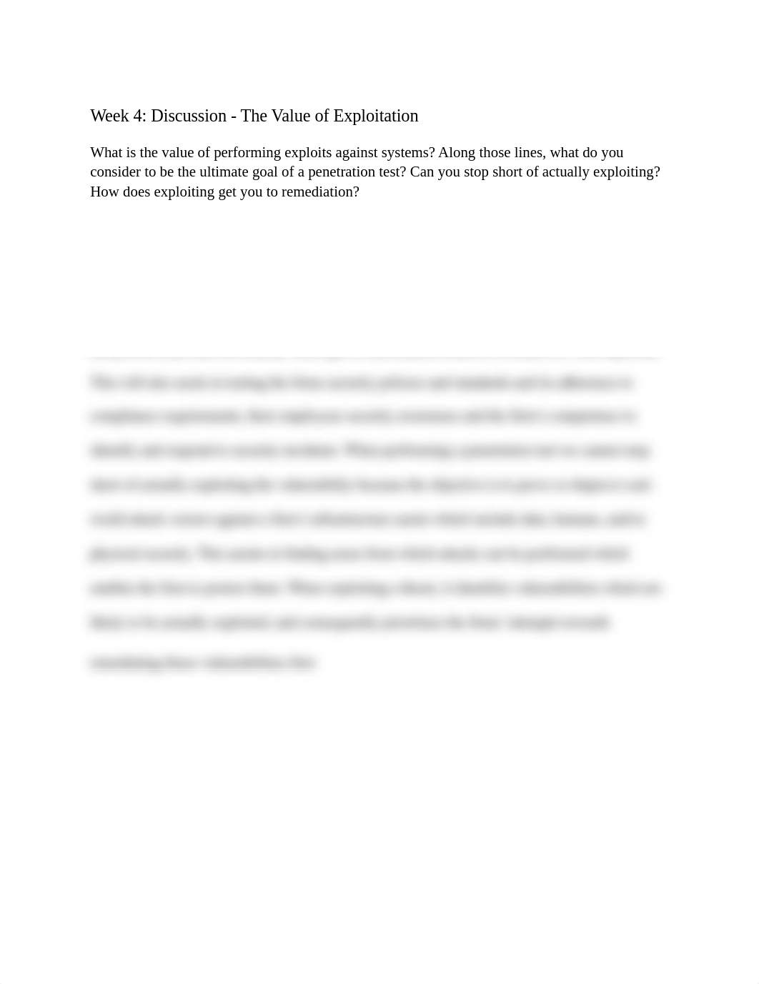 CYBR 335-45A Week 4 Discussion Value of Exploitation.docx_dz3y5q52xsn_page1