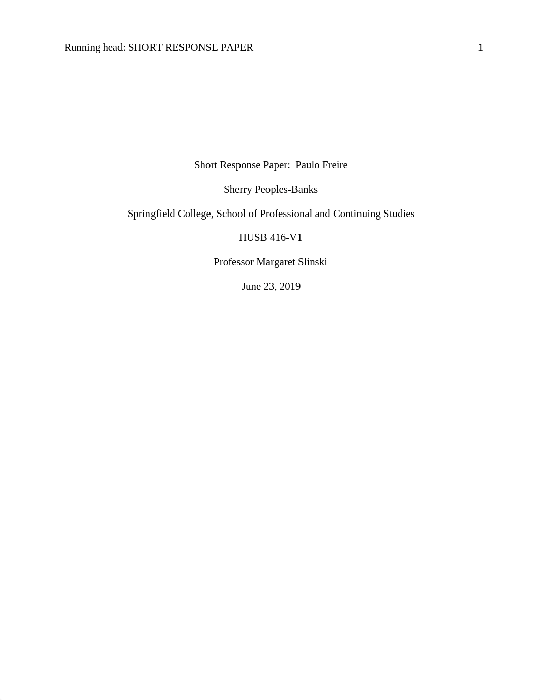 Short Response Paper Paulo Freire--Sherry Banks.docx_dz4cxbpufq4_page1