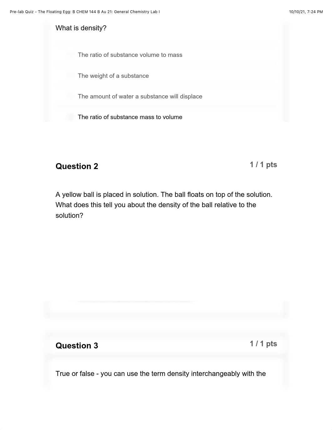 Pre-lab Quiz 2nd trial- The Floating Egg: B CHEM 144 B Au 21: General Chemistry Lab I.pdf_dz4lh792sul_page2