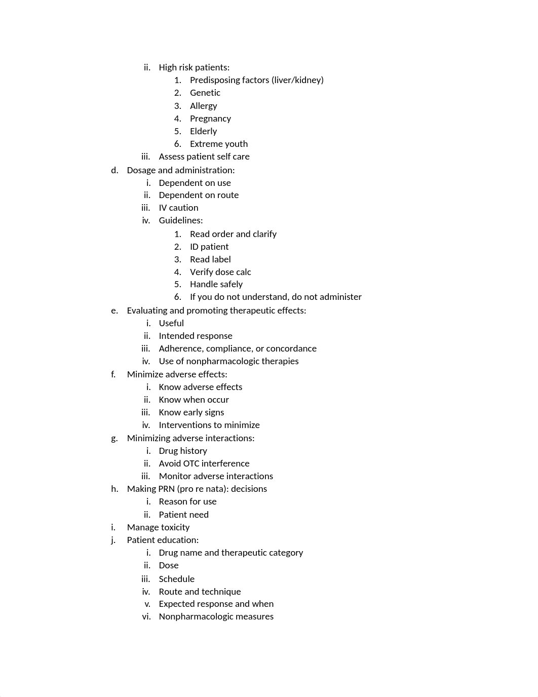 Pharmacology outline exam one.docx_dz4ojiimj5y_page2