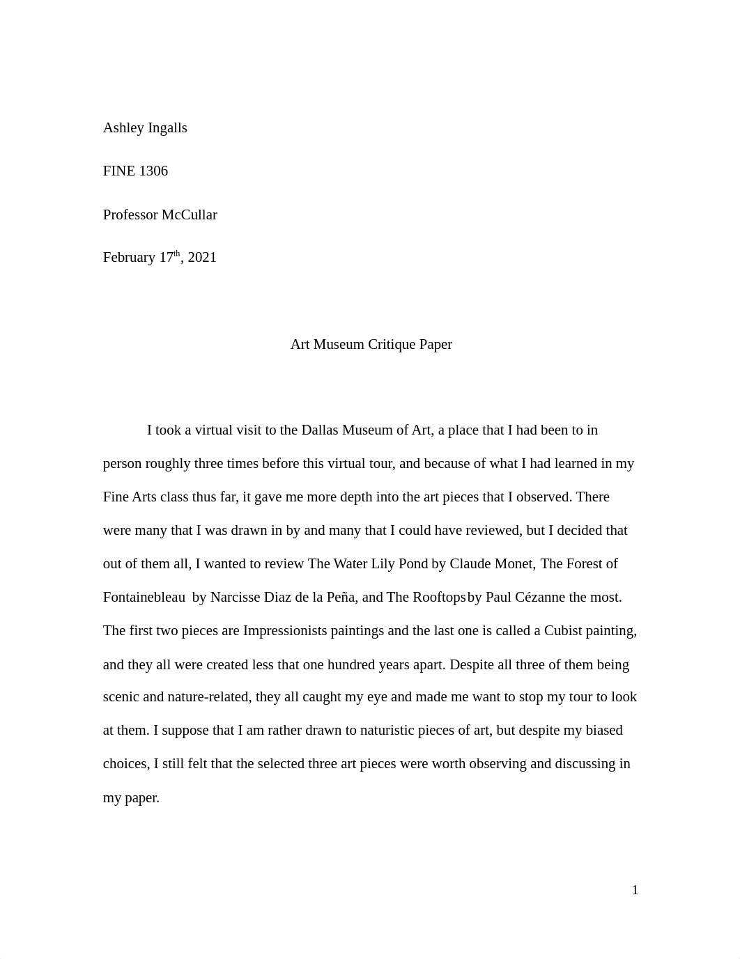 Art Museum Critique Paper-DBU Fine Arts 2021.docx_dz4wctq077r_page1