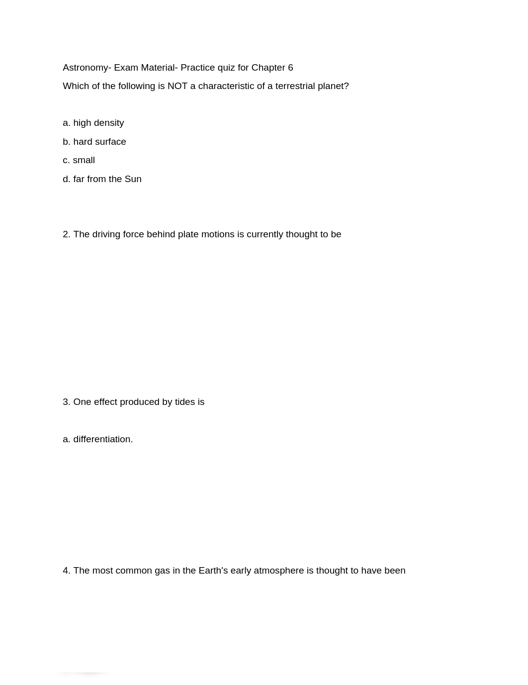 Astronomy- Exam Material- Practice quiz for Chapter 6_dz592vxsu1u_page1