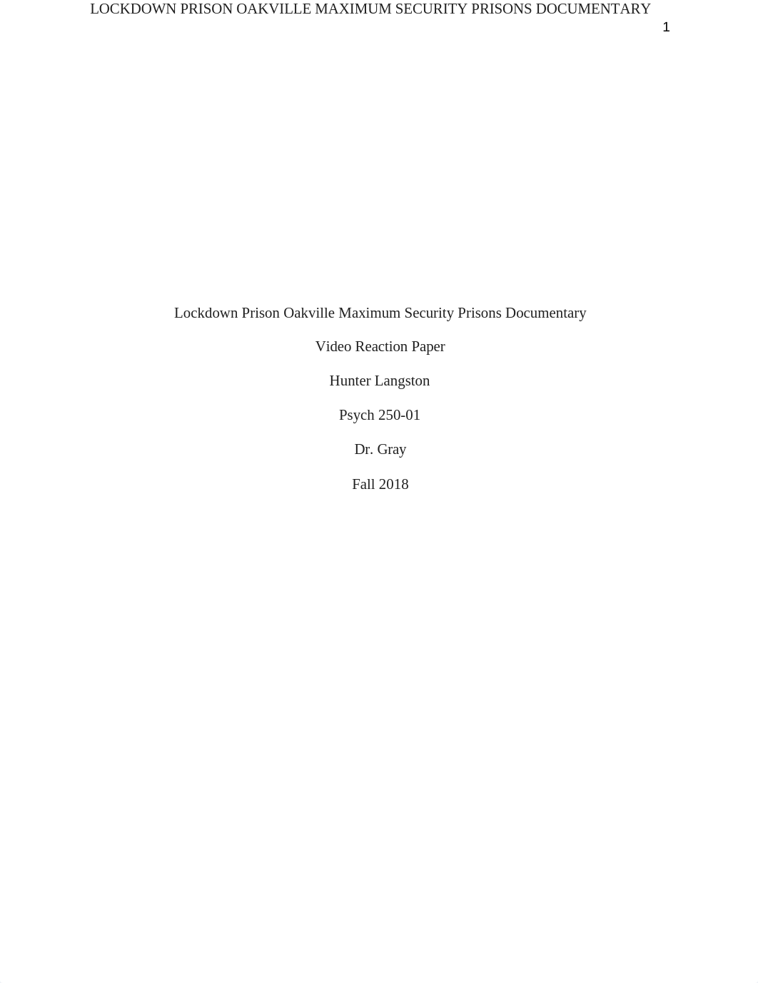 Oakville Maximum Security Prison reaction paper_dz5z9b33kv3_page1