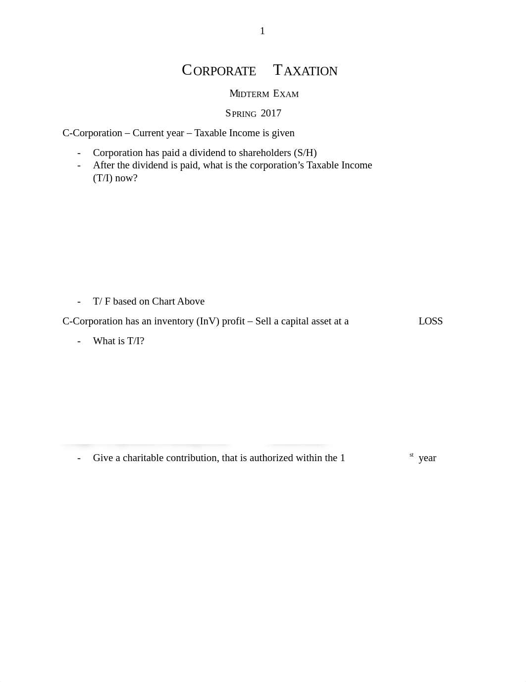 Corporate Taxation - Midterm Study Guide.docx_dz65qy9mlmn_page1