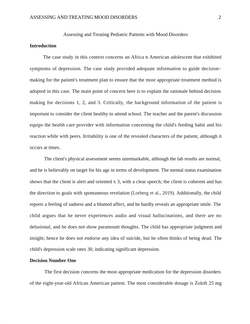 Assessing and Treating Pediatric Patients with Mood Disorders.docx_dz72km3bfys_page2