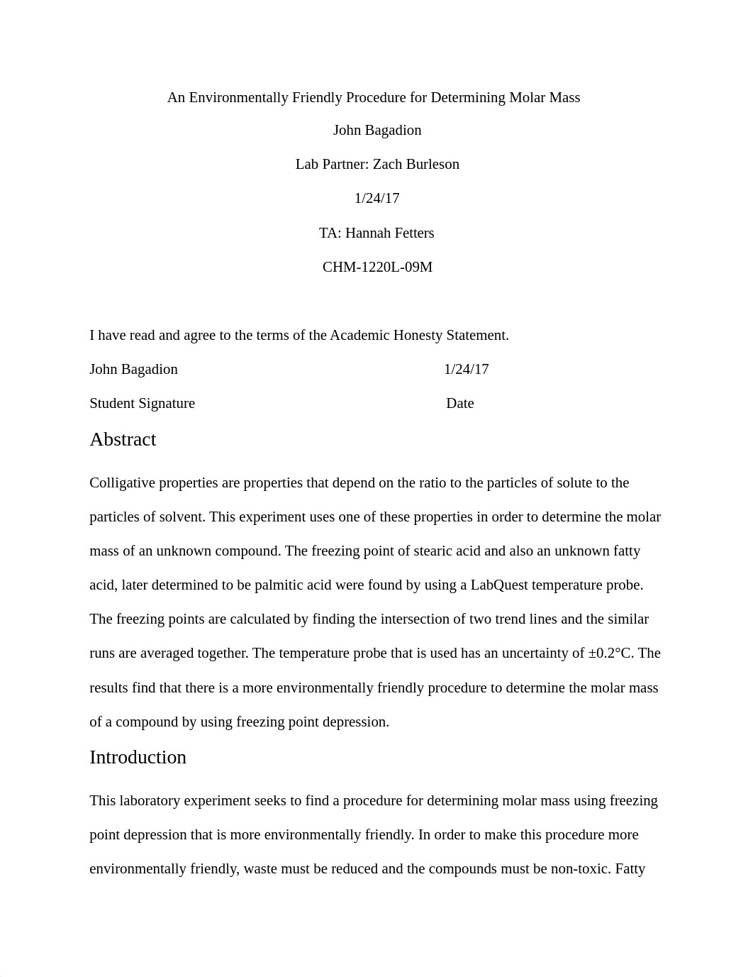 JAR- Molar Mass Determination Using Freezing Point Depression.docx_dz7433ldu6d_page1