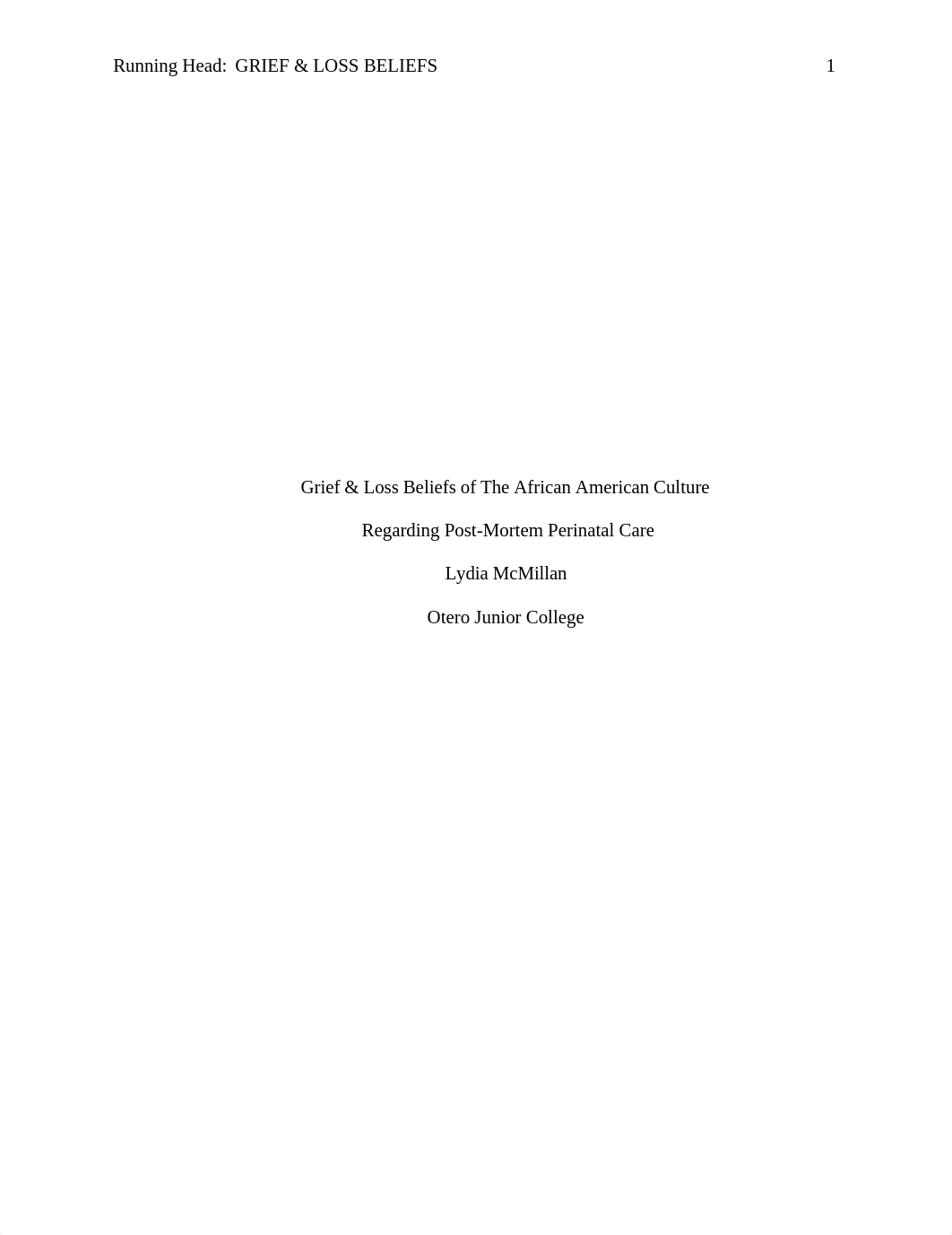 OB Grief & Loss Cultural Considerations Paper McMillan.docx_dz75qgy48mi_page1