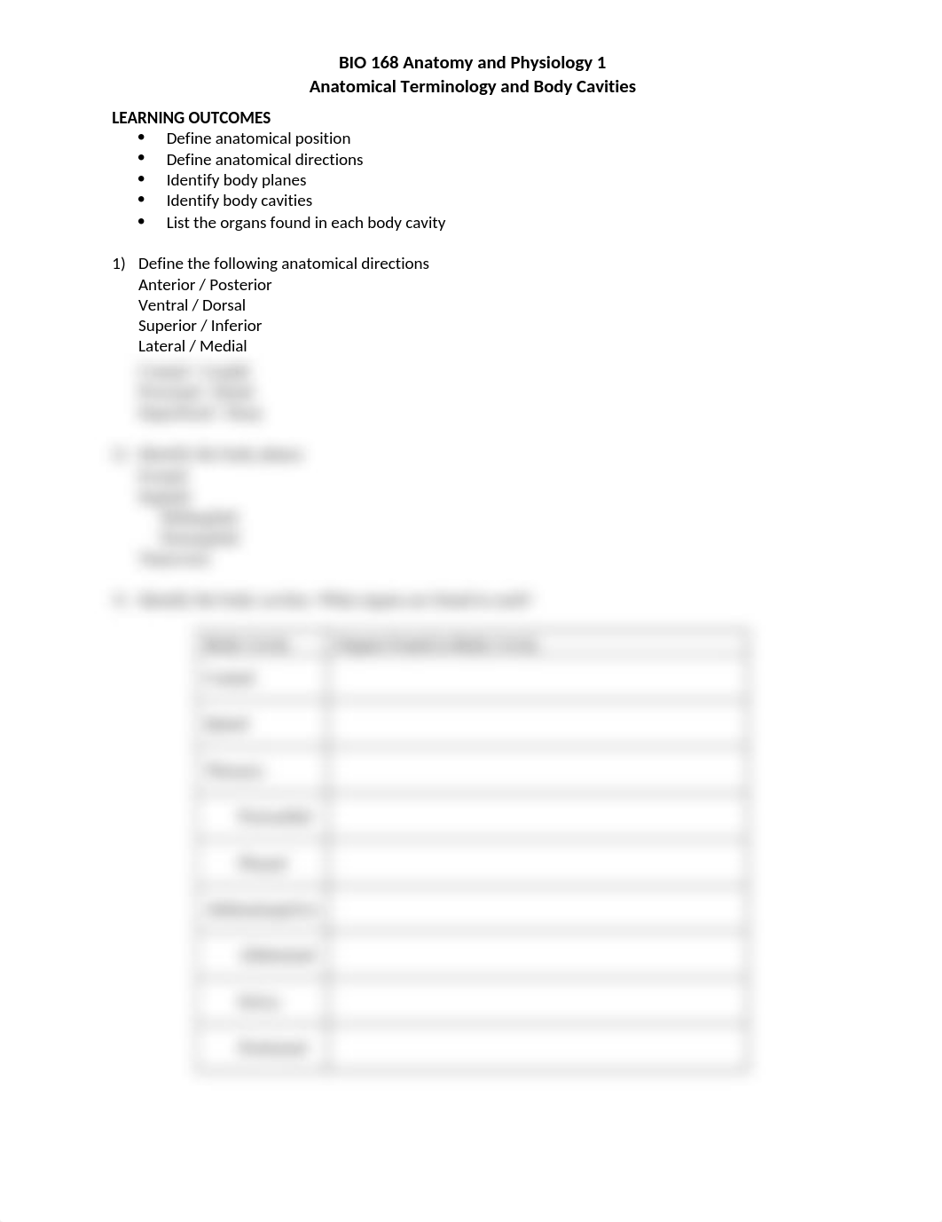 BIO 168 Anatomical Terms and Body Cavities.docx_dz7jywmyt48_page1