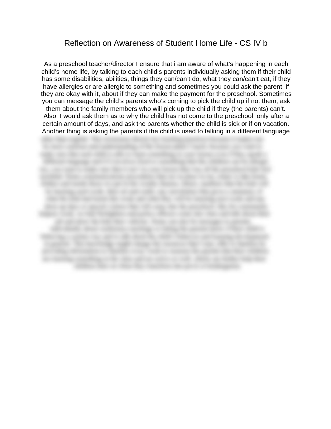 CDA - CS IV b - Reflection on Awareness of Student Home Life.docx_dz7v570iy61_page1