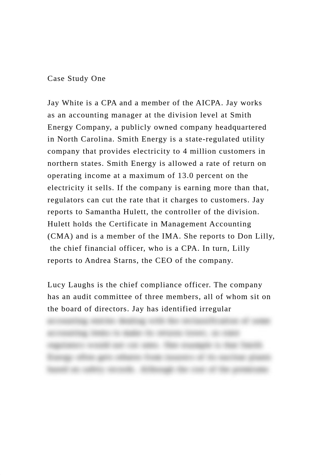 Case Study OneJay  White is a CPA and a member of the AICPA..docx_dz81u93kz0b_page2