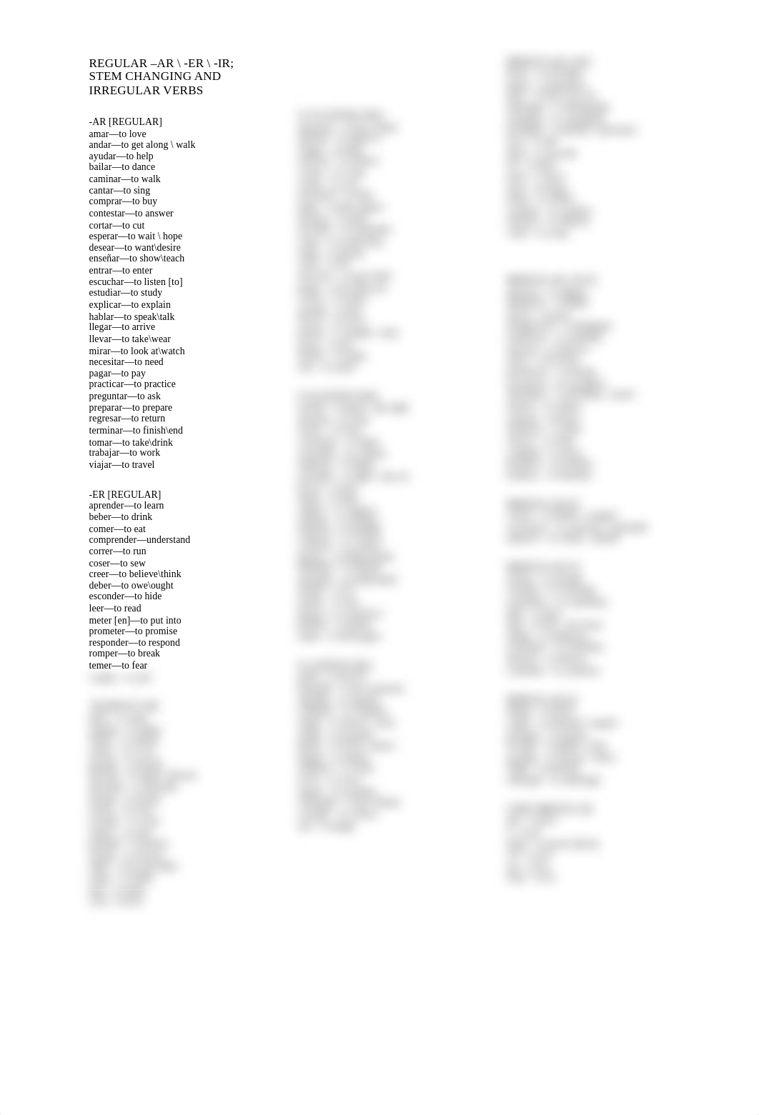 Regular Irregular Stem-Change Verb Sheet_dz8iiwuaoih_page1