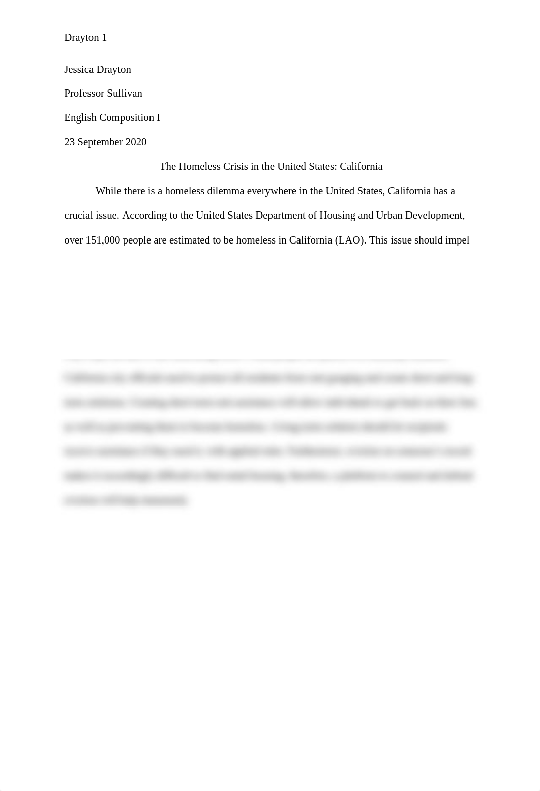 Persuasive Essay-The Homeless Crisis in the United States-California-Drayton 2020.docx_dz8ixhsfu1t_page1