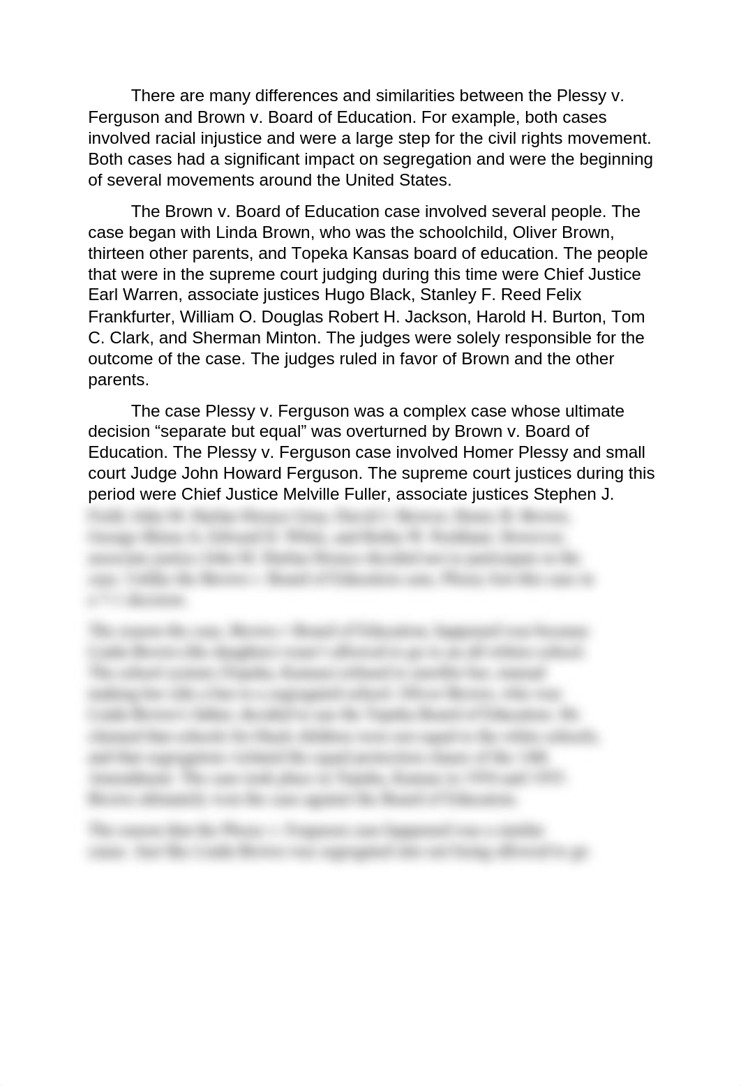 Compare and Contrast Brown v. Board of Education and Plessy v. Ferguson.docx_dz8tlrutynu_page1