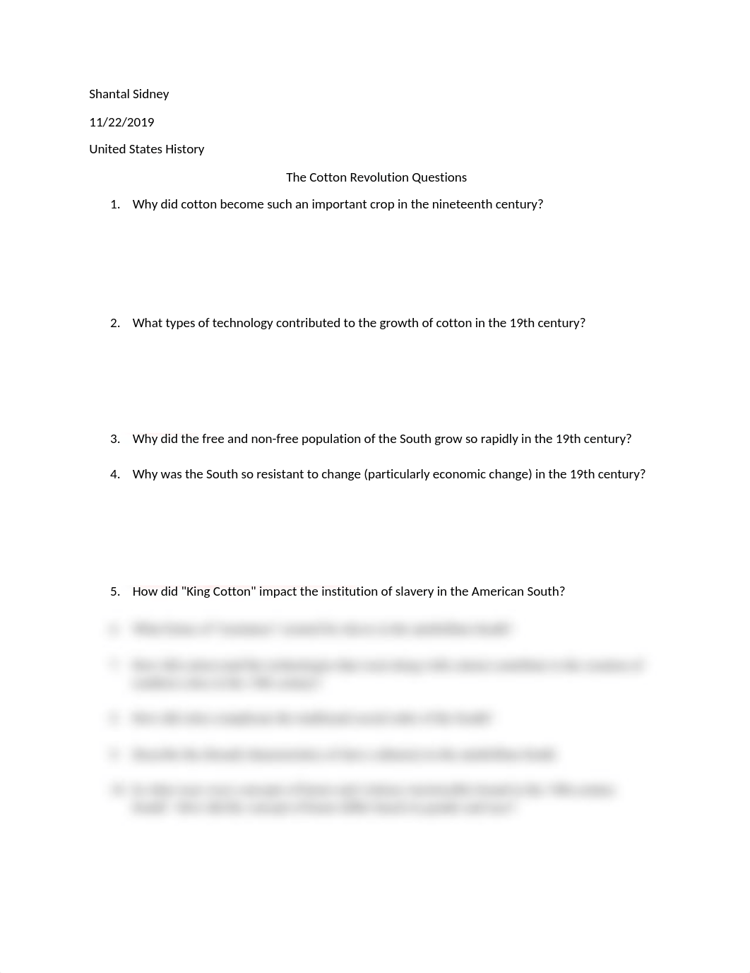 Shantal Sidney The Cotton Revolution Questions.docx_dz9a6oh4ymo_page1