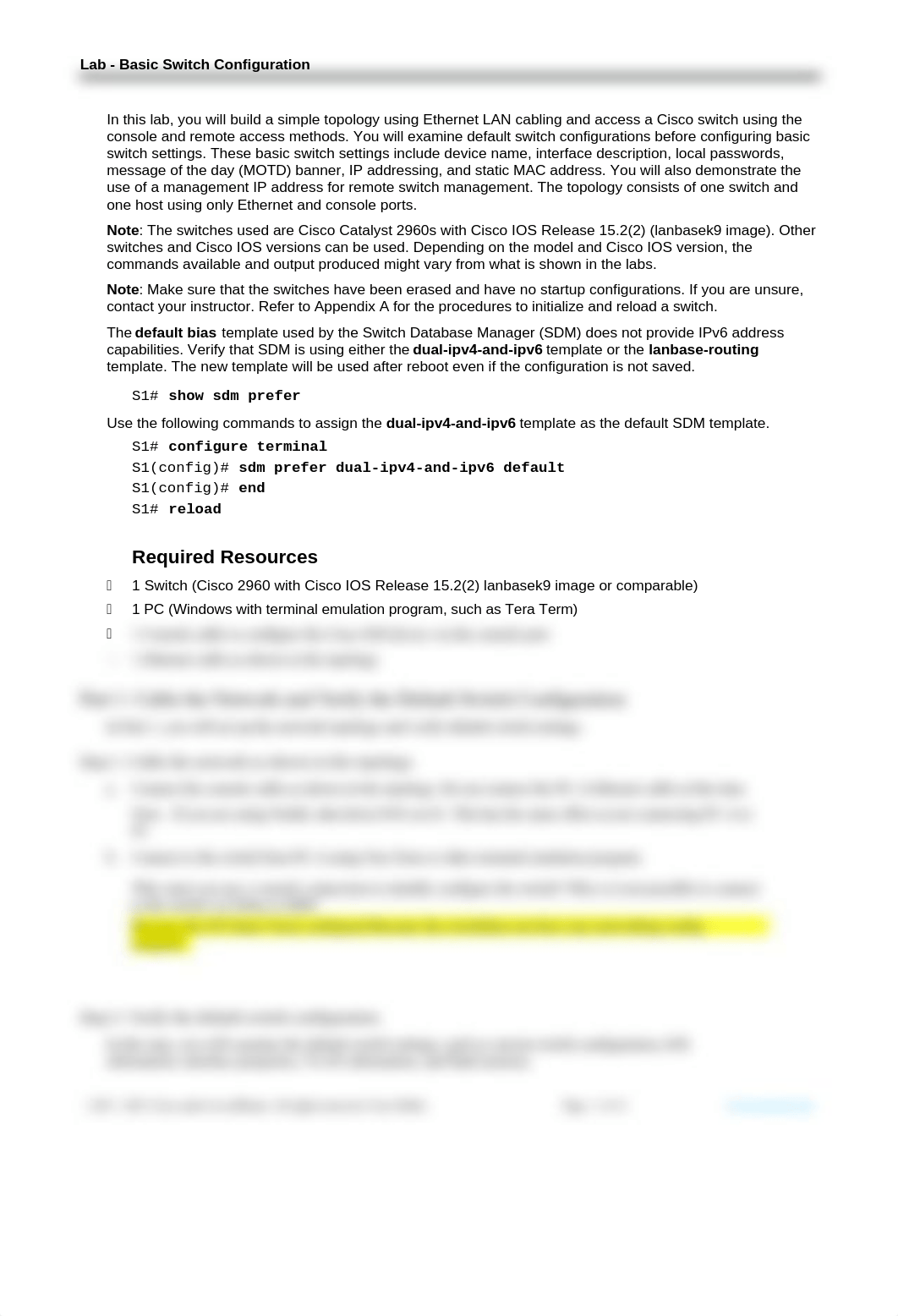 1.1.7 Lab - Basic Switch Configuration.docx_dz9f4ht15su_page2