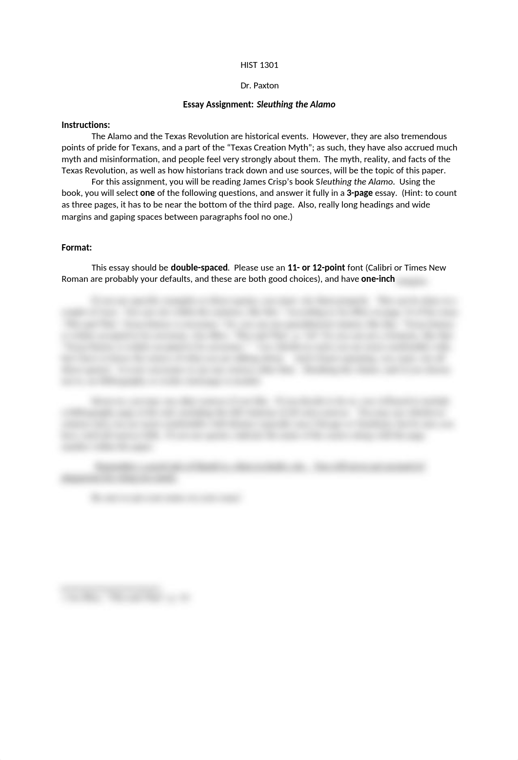 Essay Assignment on Sleuthing the Alamo.docx_dz9qih9qlas_page1