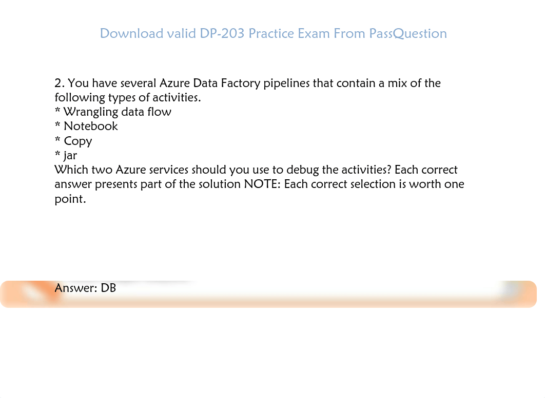 Update Microsoft Azure Data Engineer DP-203 Real Questions.pdf_dz9wtmk93zr_page3