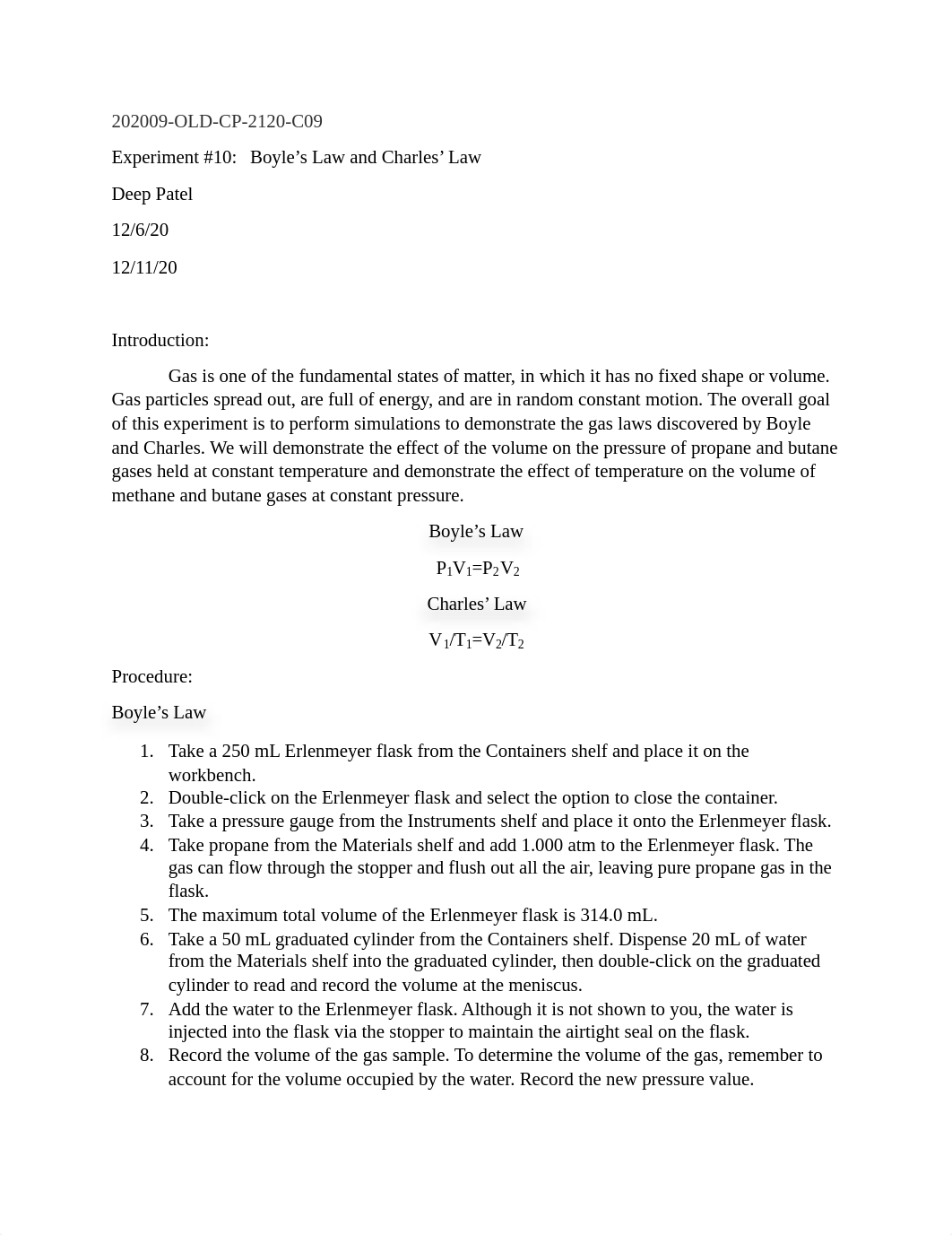 Chem Experiment 10- Deep Patel (1).pdf_dza7a5ymrx9_page1