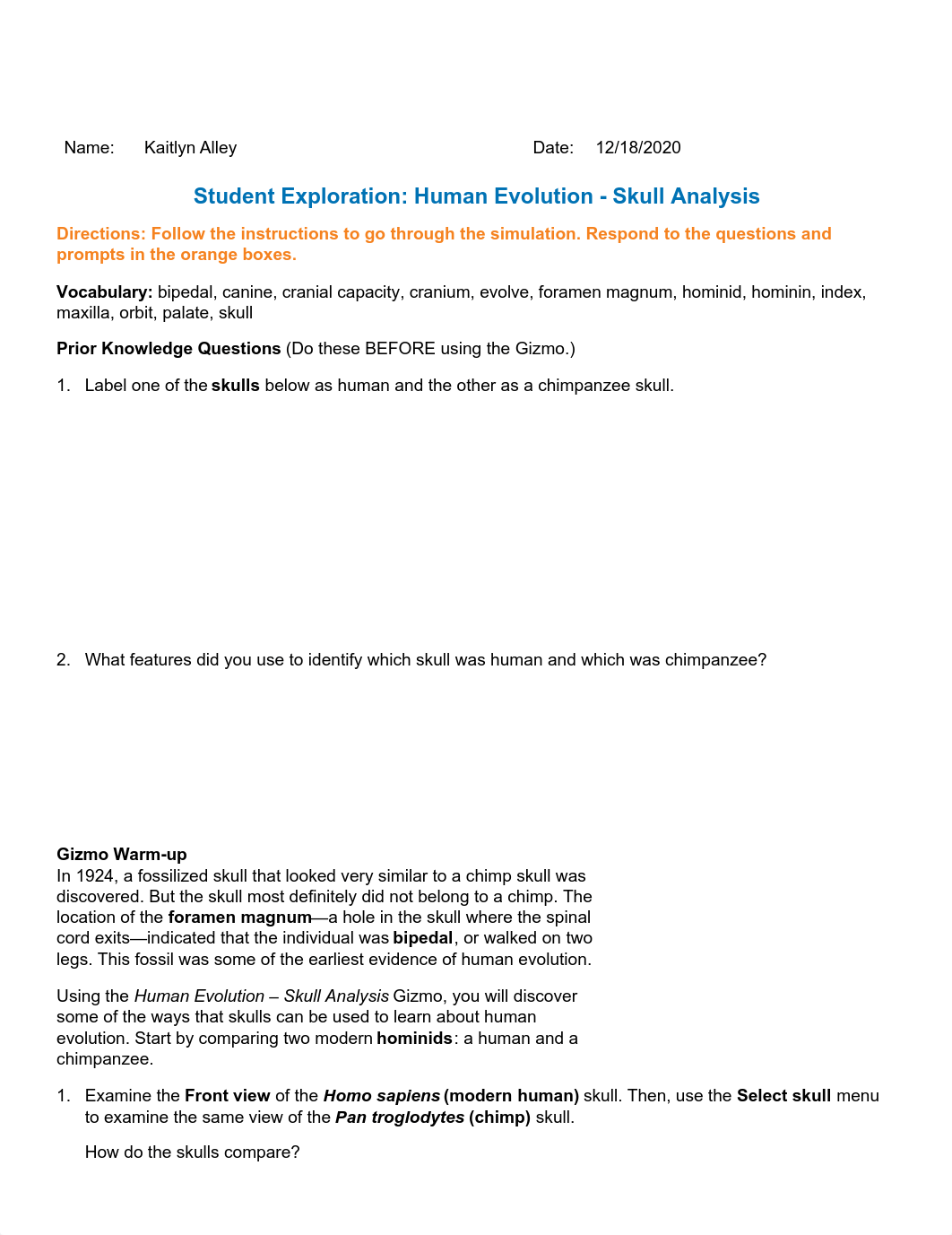 Human Skull Evolution Gizmo Answers.pdf_dza9rdxb3rj_page1