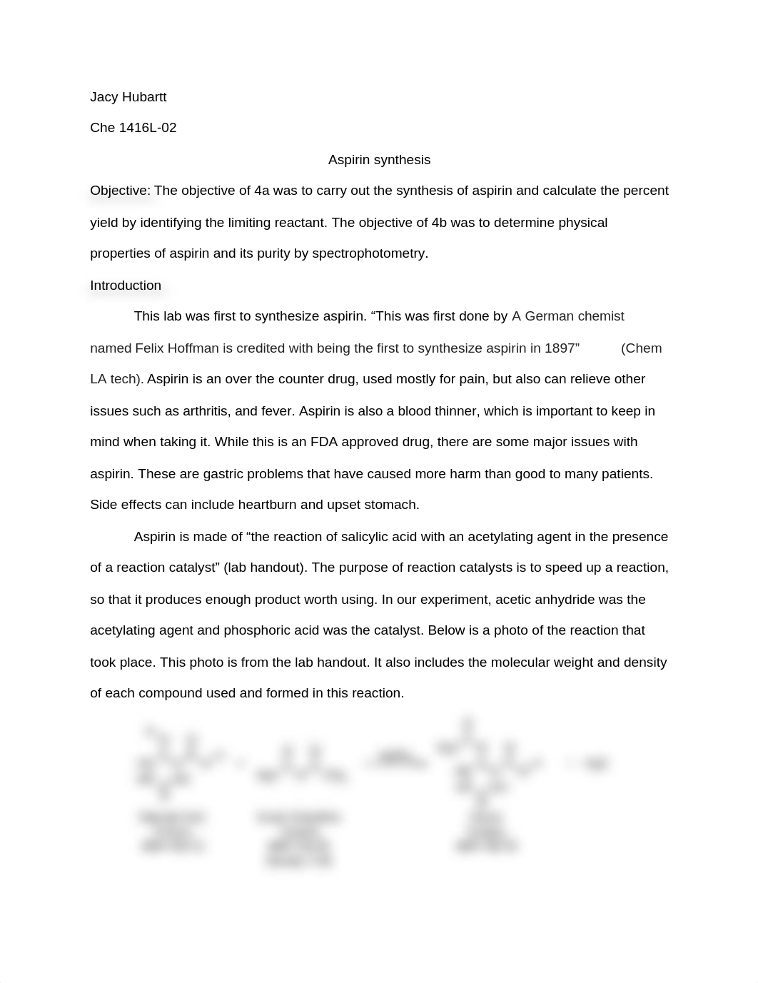 aspirin lab report .docx_dzatajx31dt_page1