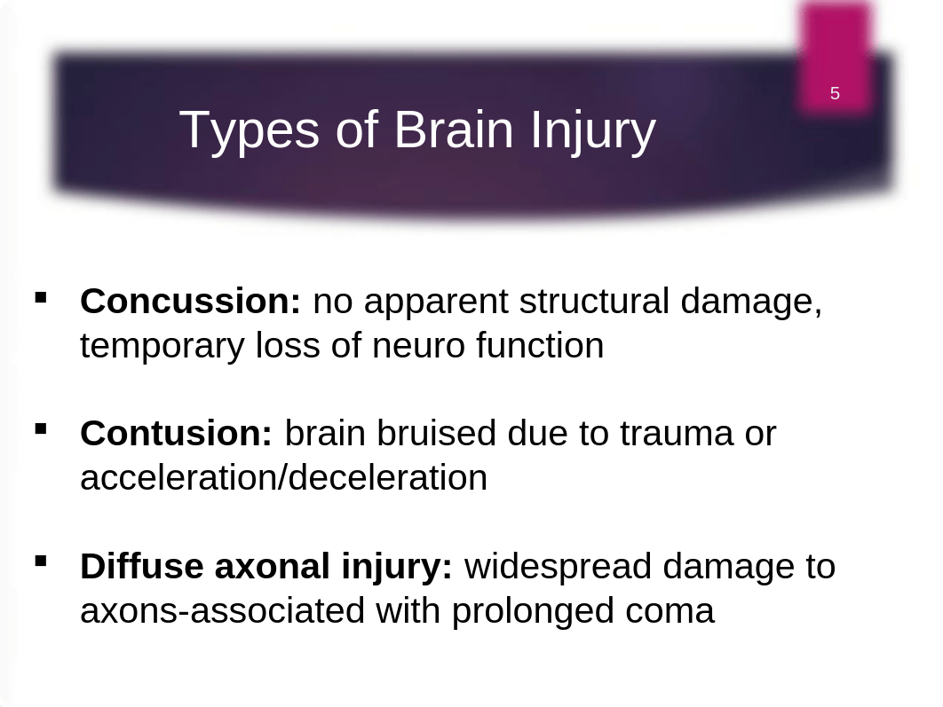 NSG 3050  Neurologic Problems - Part #2 Fall, 2018.ppt_dzaw1hltvw2_page5