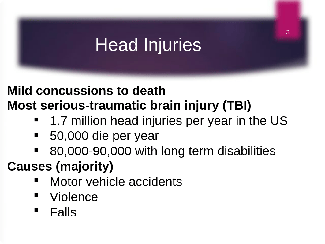 NSG 3050  Neurologic Problems - Part #2 Fall, 2018.ppt_dzaw1hltvw2_page3