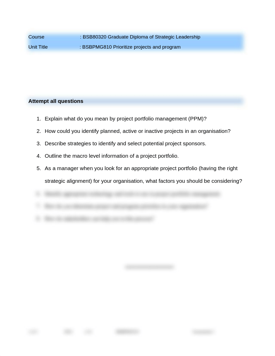 BSBPMG810 Prioritise projects and programs.docx_dzazq0mqjiz_page1