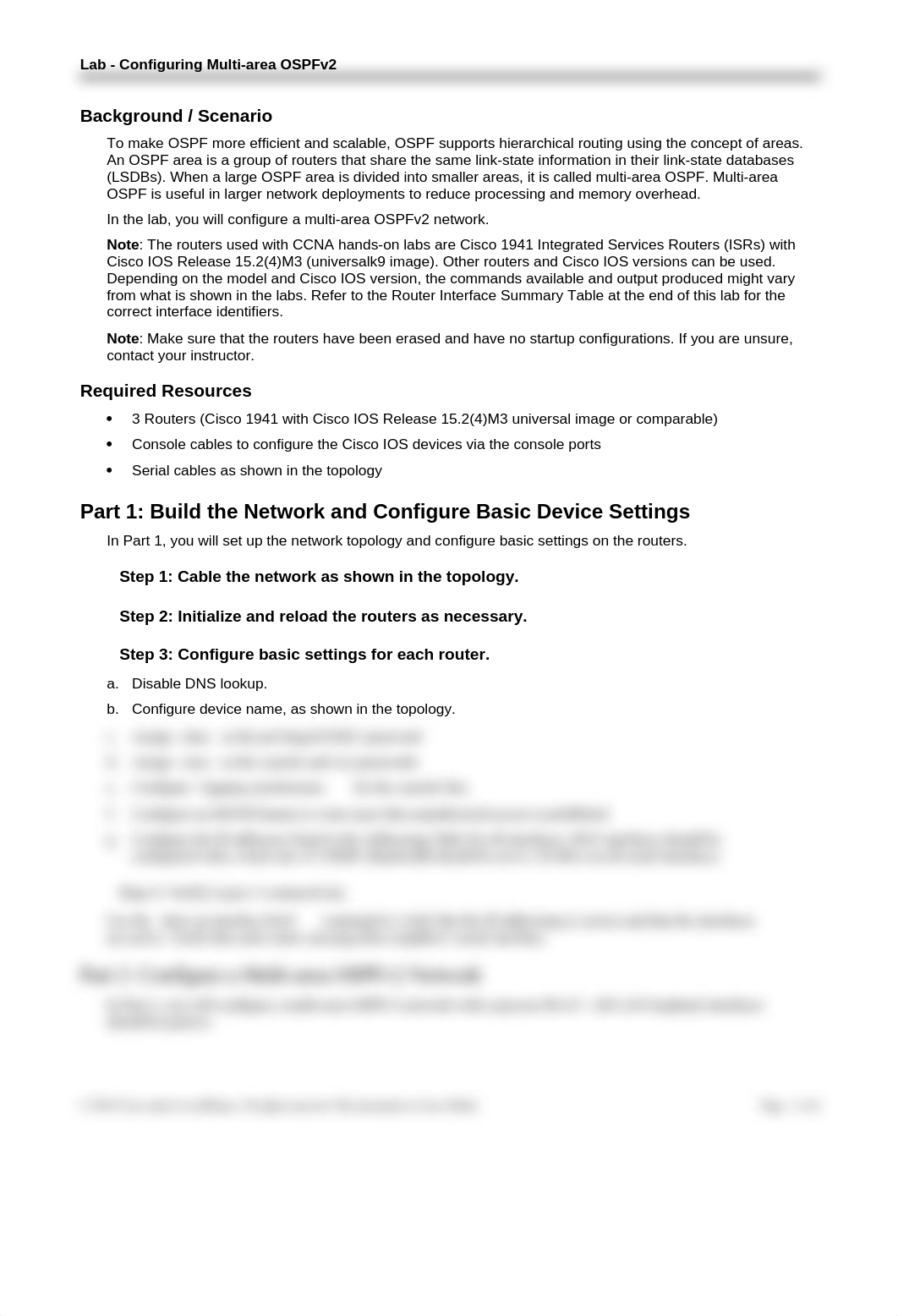 9.2.2.8 Lab - Configuring Multi-area OSPFv2.docx_dzbfzh0egsp_page2