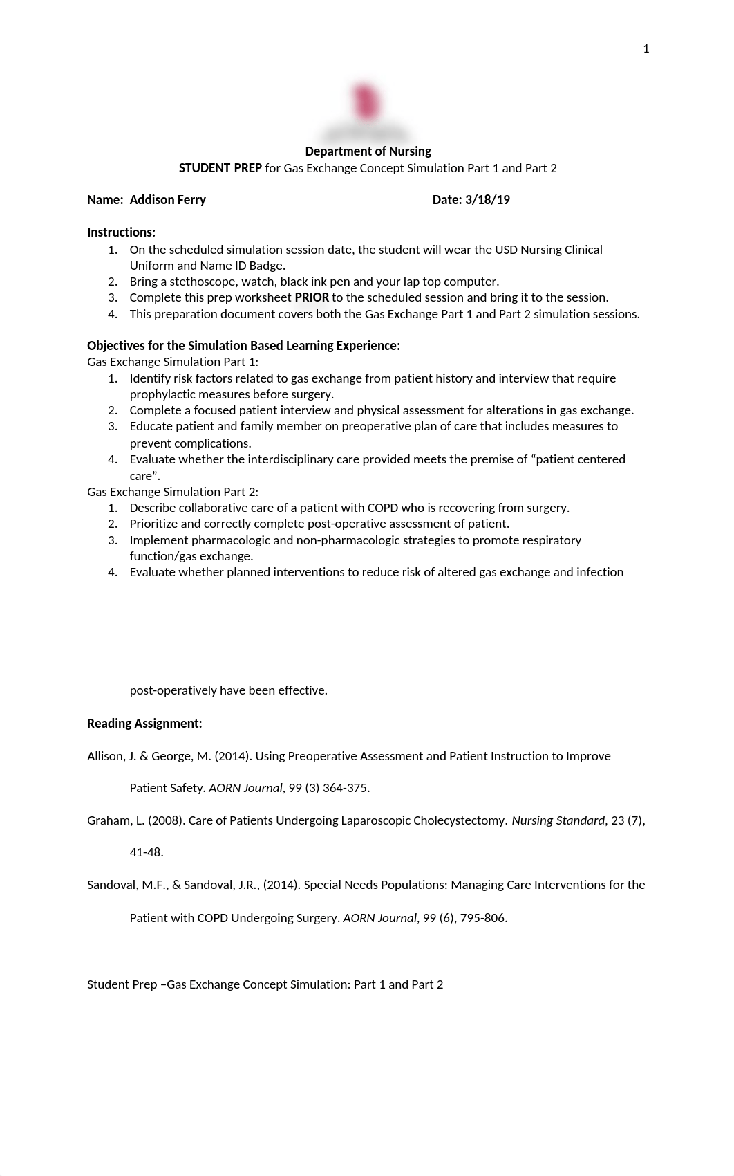 N320 Student Prep Gas Exchange.docx_dzbi6s1a6x5_page1