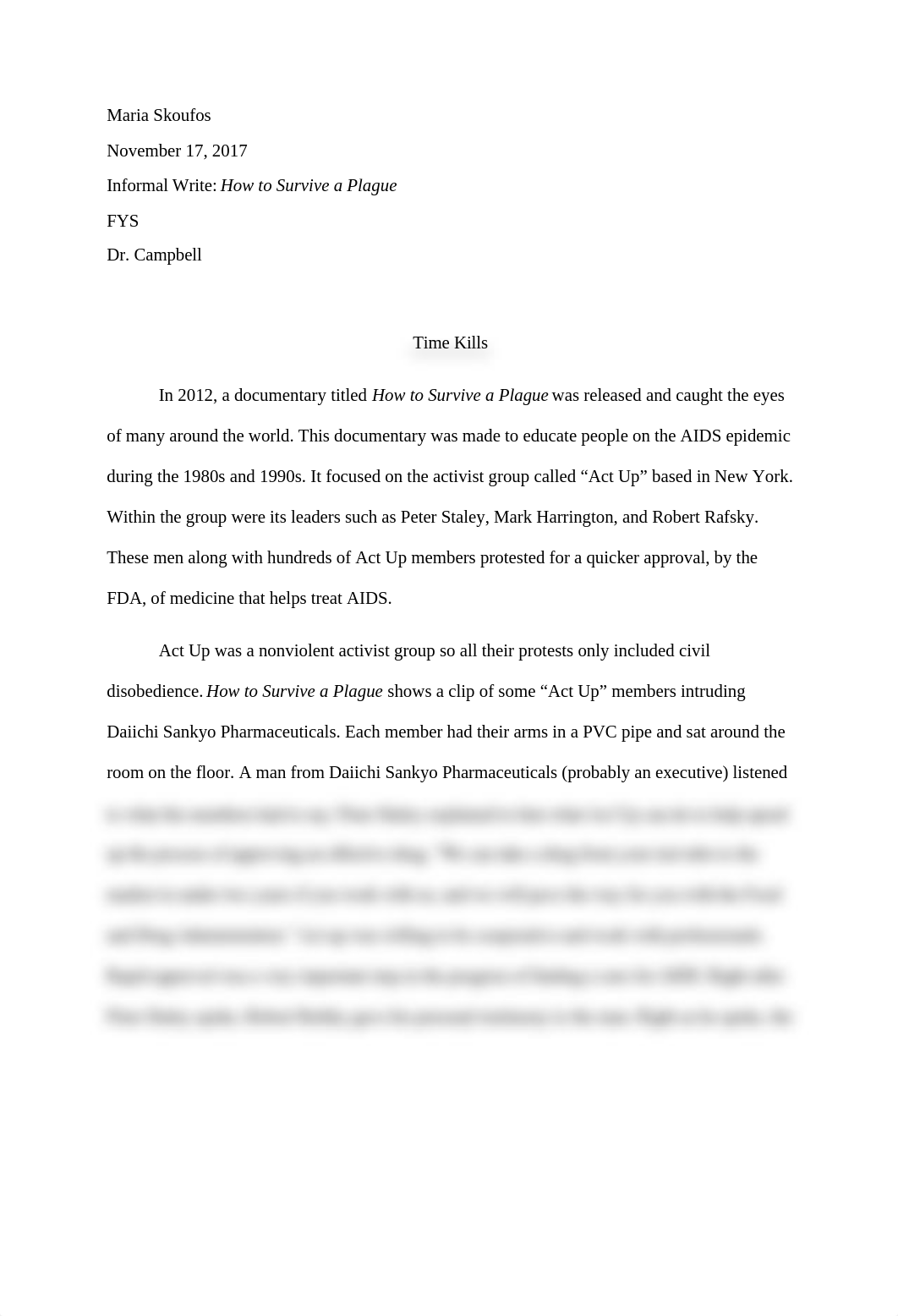 How to Survuve A Plague Informal Write.docx_dzbkgbr9pz1_page1