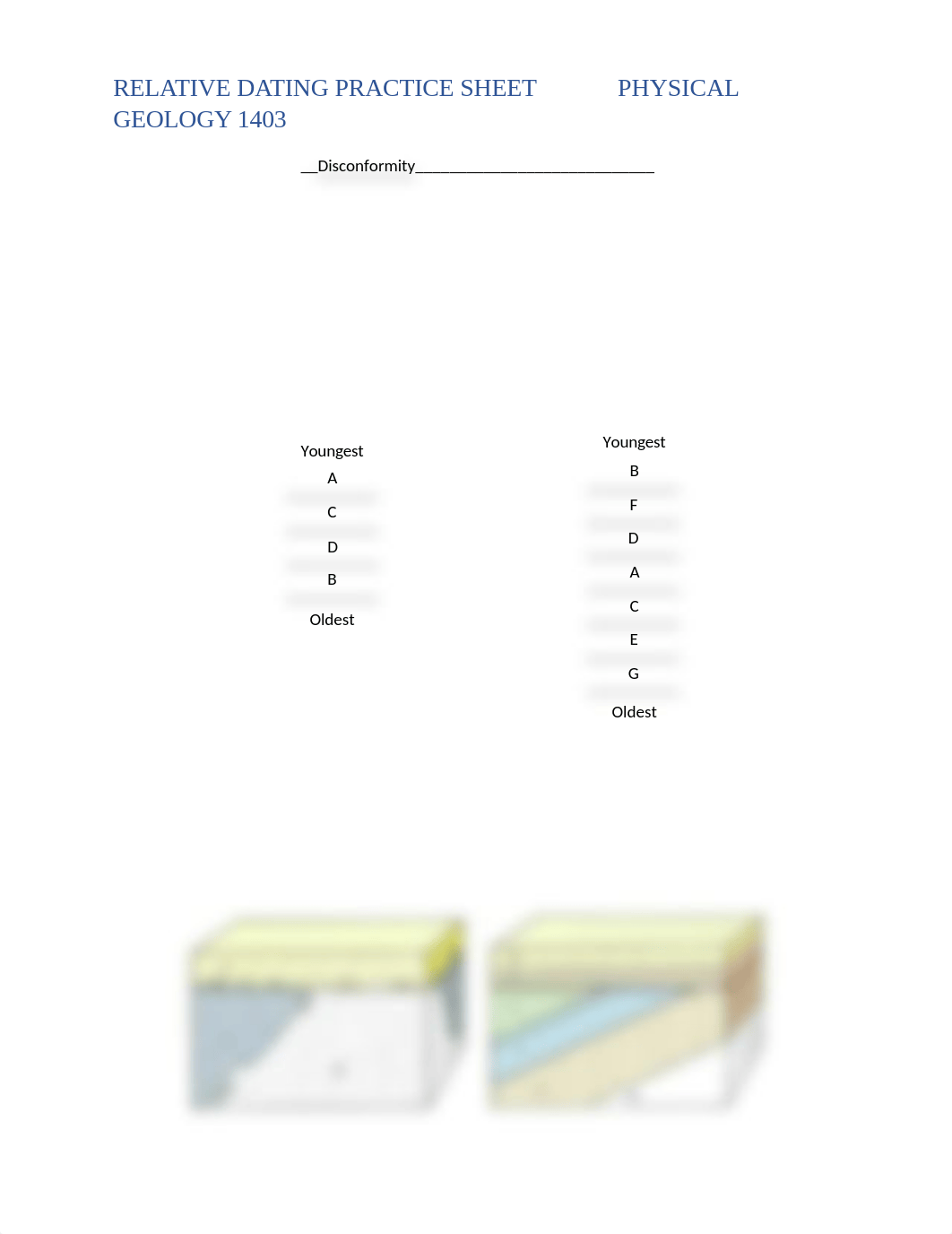 Anna Pierce_Relative Dating Exercise_GEOL 1403_102CL.docx_dzbr3r0wu94_page2