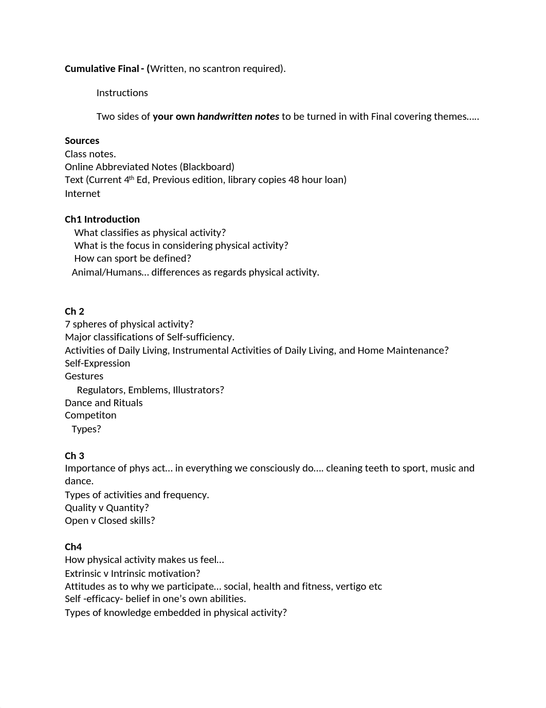 Kin 100- Cumulative Final Review 2018.docx_dzc98537lm8_page1