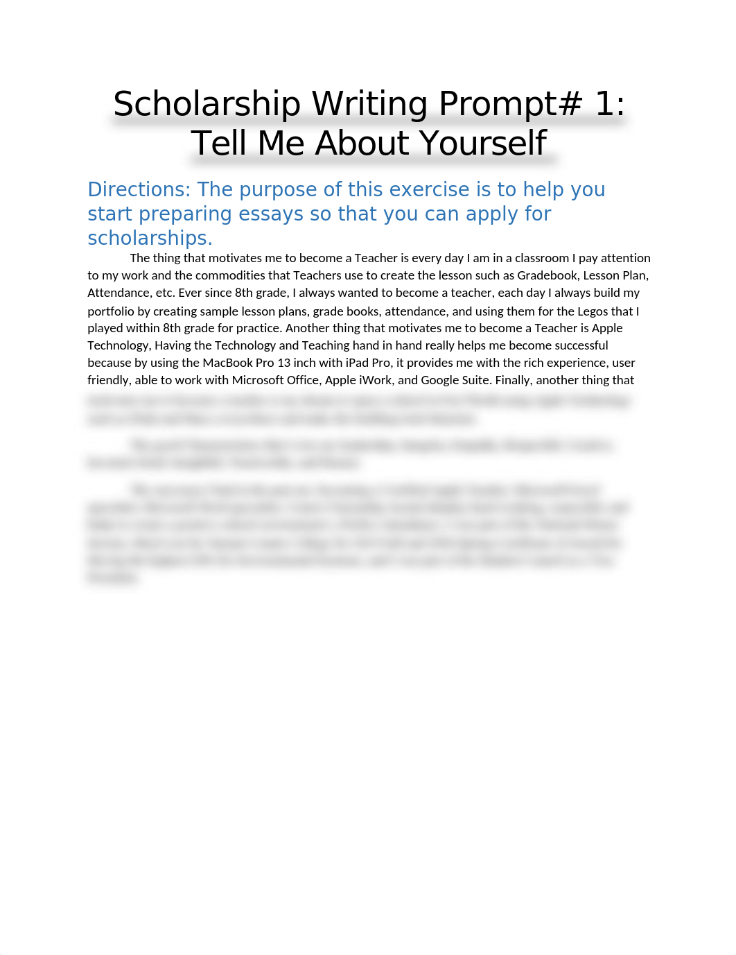 Scholarship Writing Prompt1 Tell Me About Yourself.docx_dzd38x3m7cf_page1