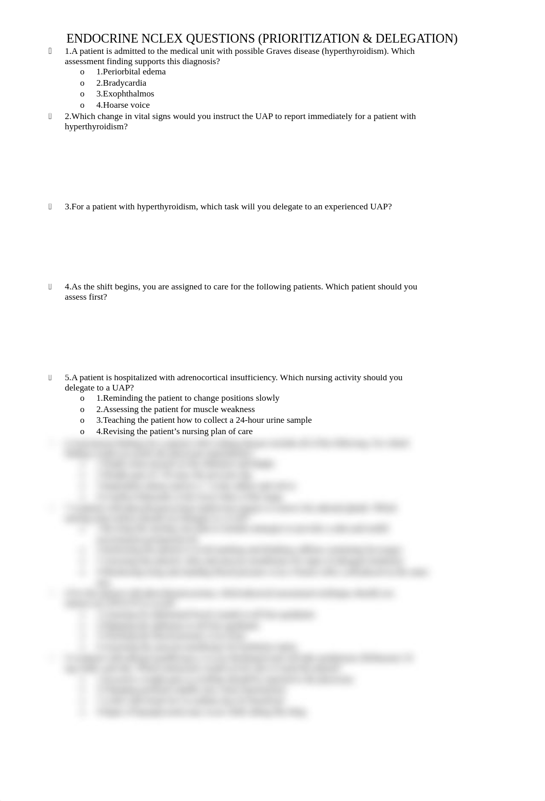 Endocrine NCLEX Questions (Prioritization and Delegation).docx_dzdc4vkrqa6_page1