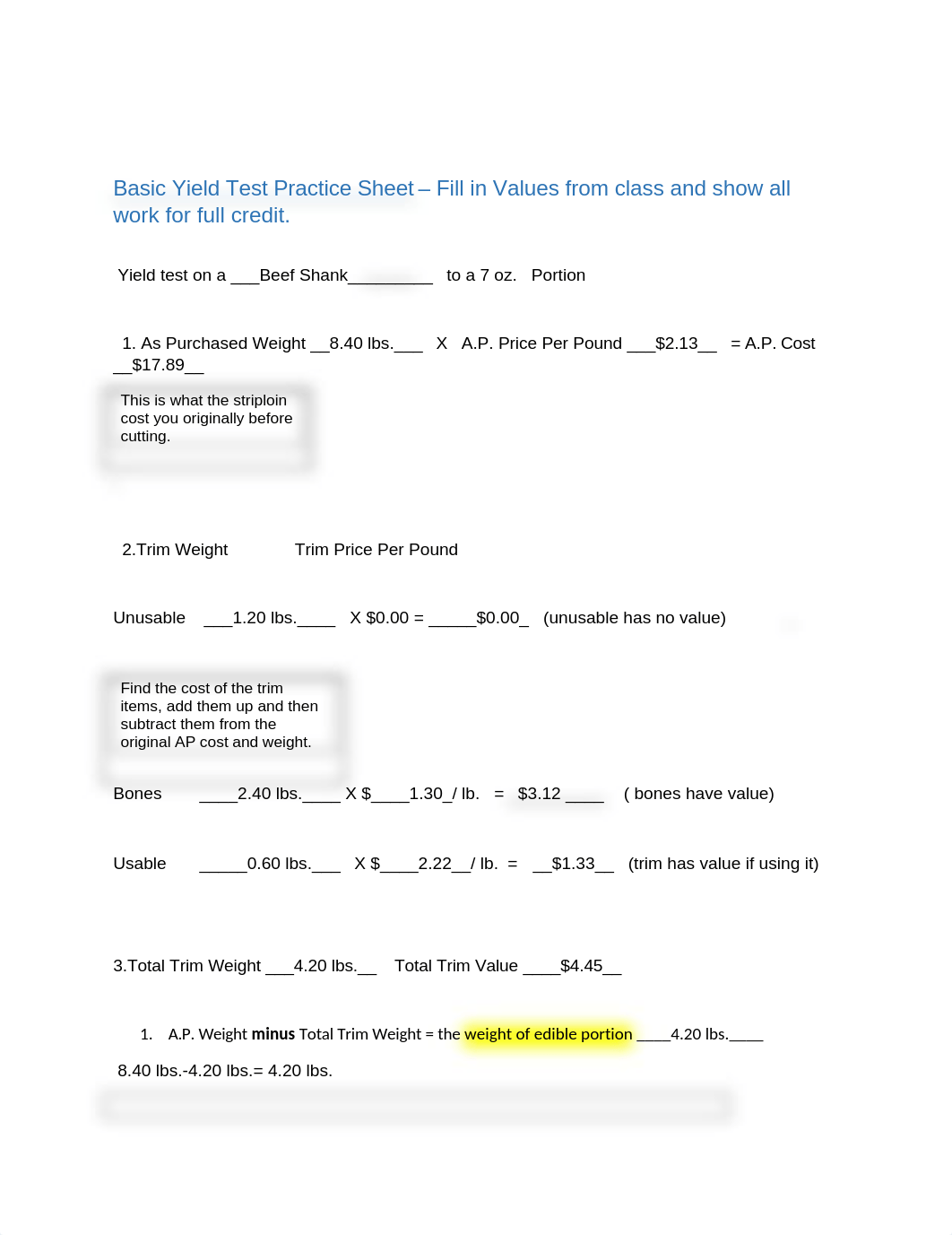 Butcher Yield Test Practice.docx_dzducrhdeb8_page1