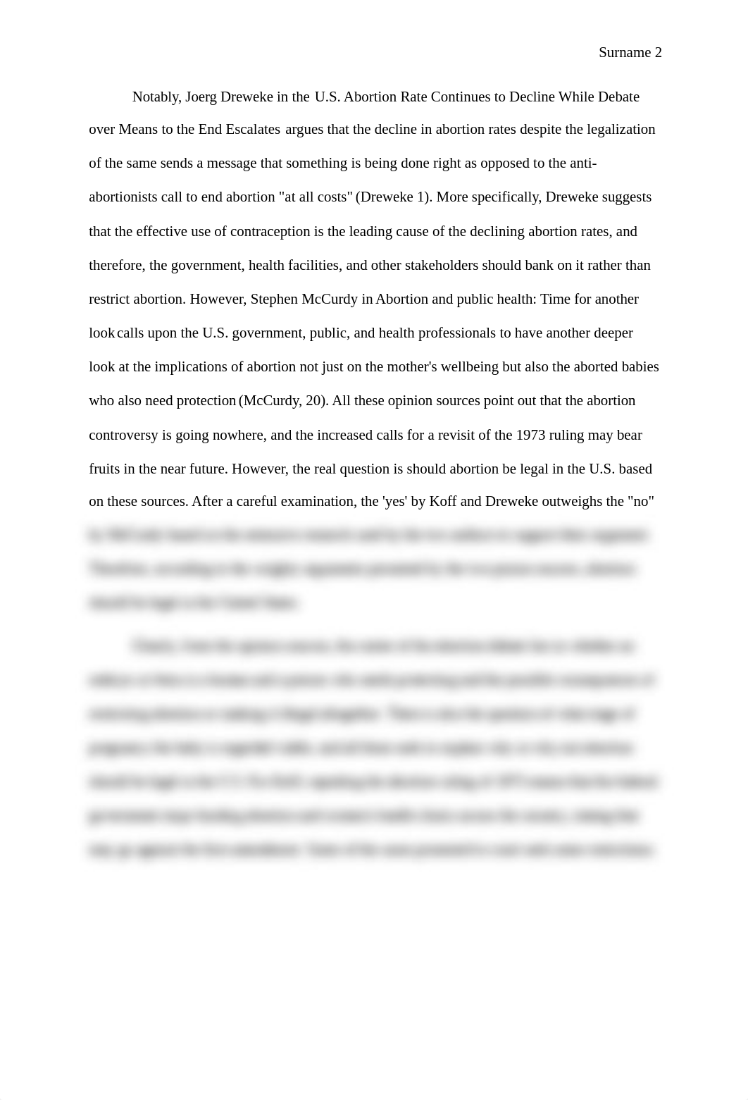 Should Abortion be Legal in the US Synthesis Essay.docx_dzdyj4doe01_page2