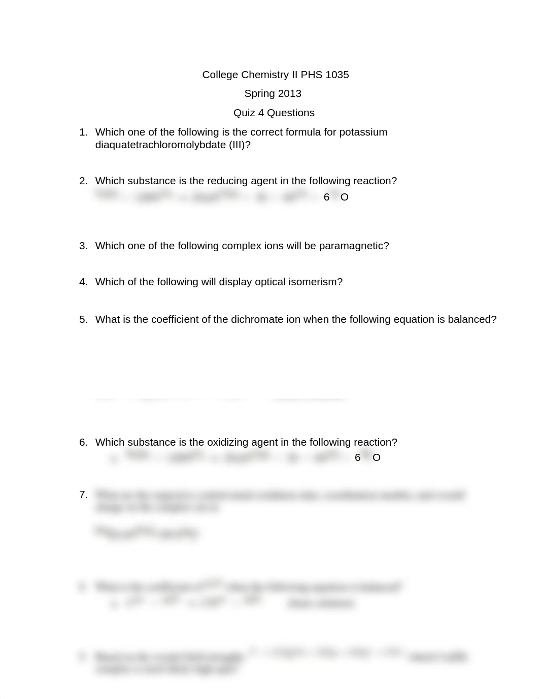 college chemistry ii phs 1035 spring 2013 quiz 4 questions_dze1toqqp5s_page1