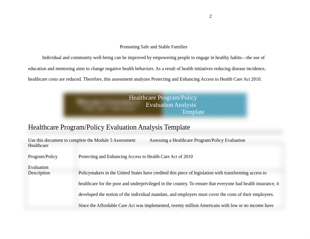 Assessing a Healthcare Program Policy Evaluation 2.docx_dzemmjqbnel_page2