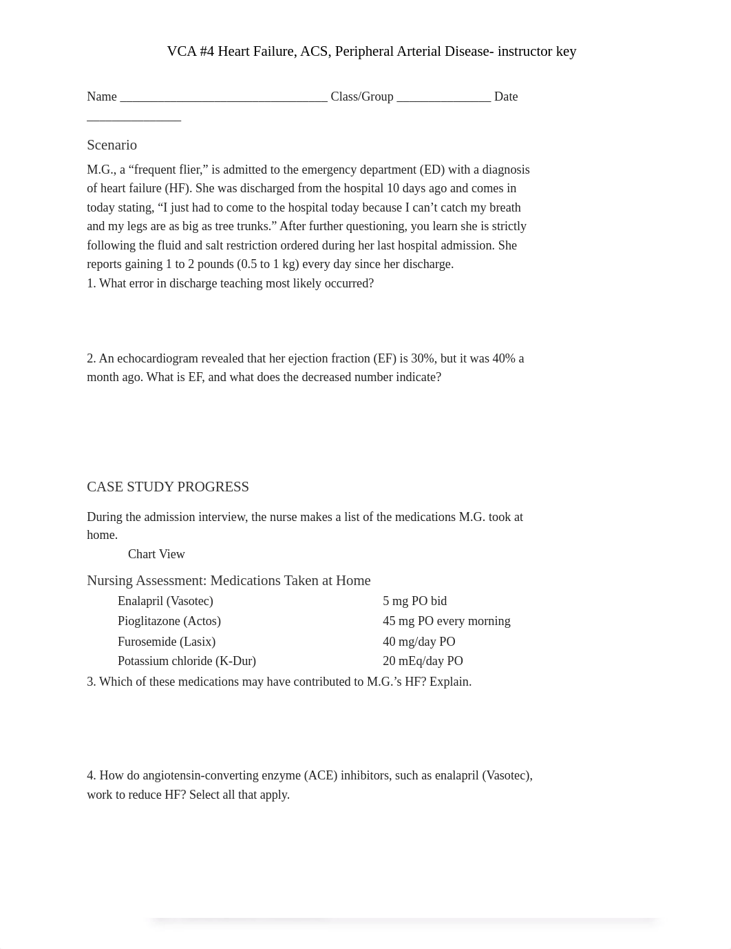 VCA #4 Heart Failure, ACS, Peripheral Arterial Disease- student .docx_dzf0r2lltov_page1