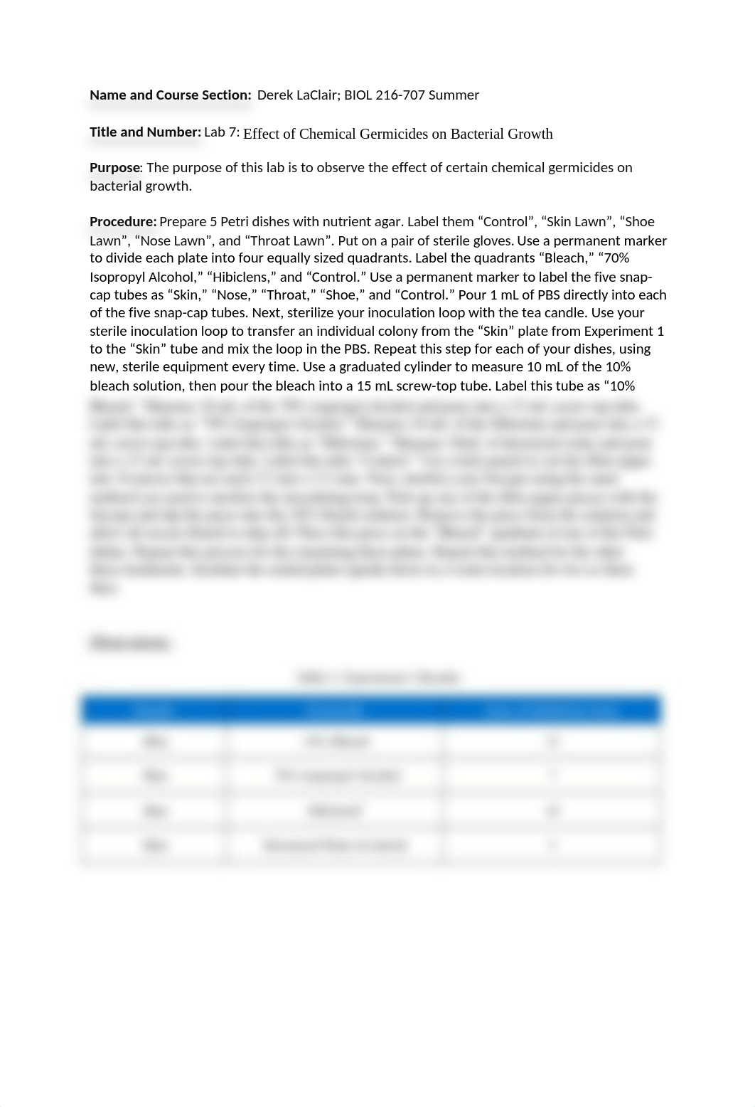 Lab Report Effect of Germicides.docx_dzf11oer356_page1