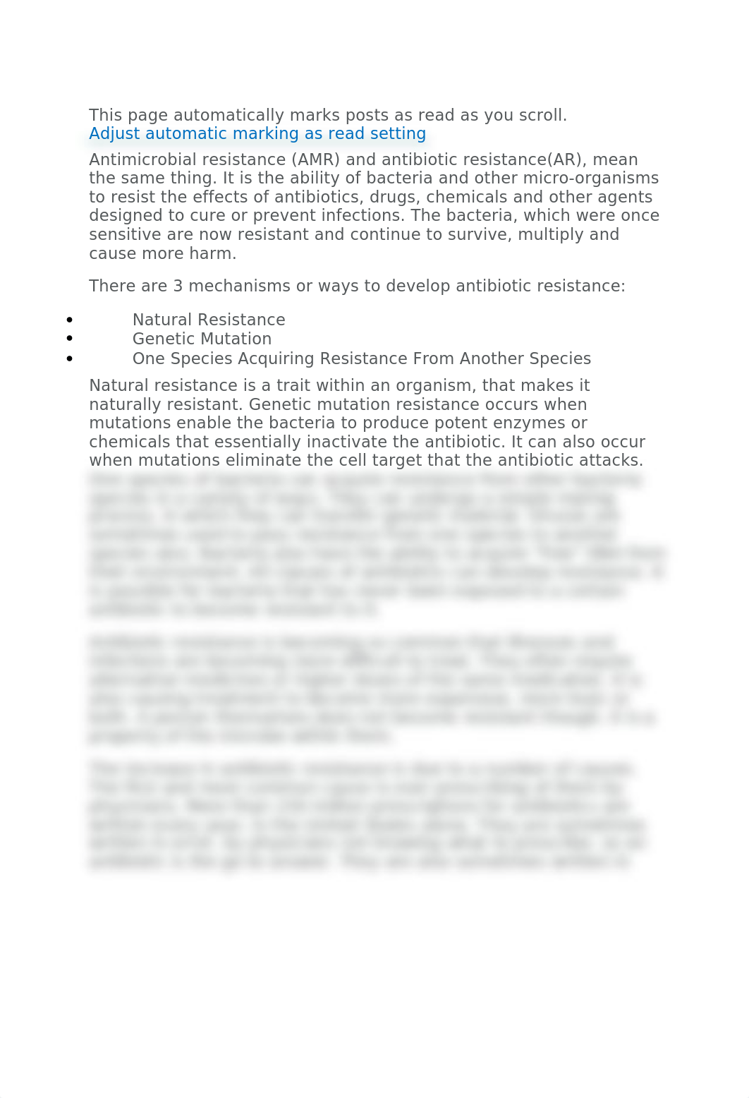 Bio 111 Module 2 Discussion 2 Antibiotic Resistance.docx_dzfb4i3p2cg_page1