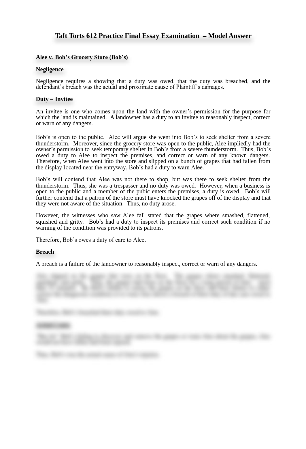 Taft Torts Assignment #15 Final Practice Essay Question.Revised Model Answer (4).pdf_dzfdu4yoyc5_page2
