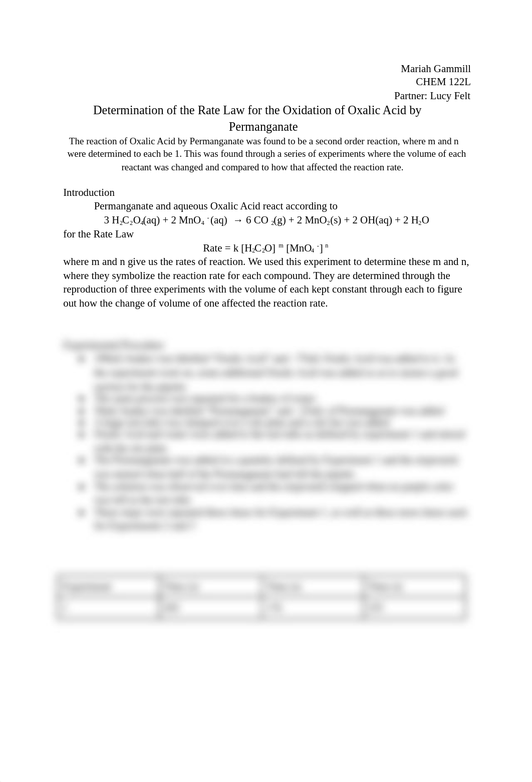 Rate Law for Oxalic Acid and Permanganate.docx_dzfi8qsuuqg_page1